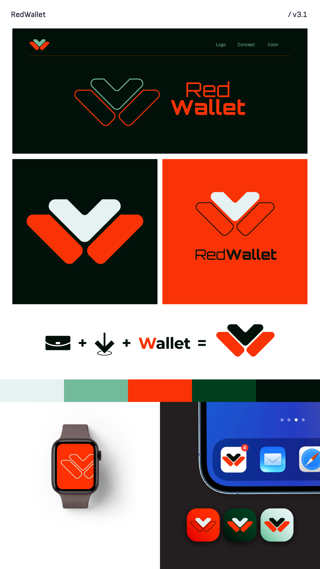 RedWallet / Красный Кошелек/ Айдентика — Изображение №4 — Интерфейсы, Брендинг на Dprofile