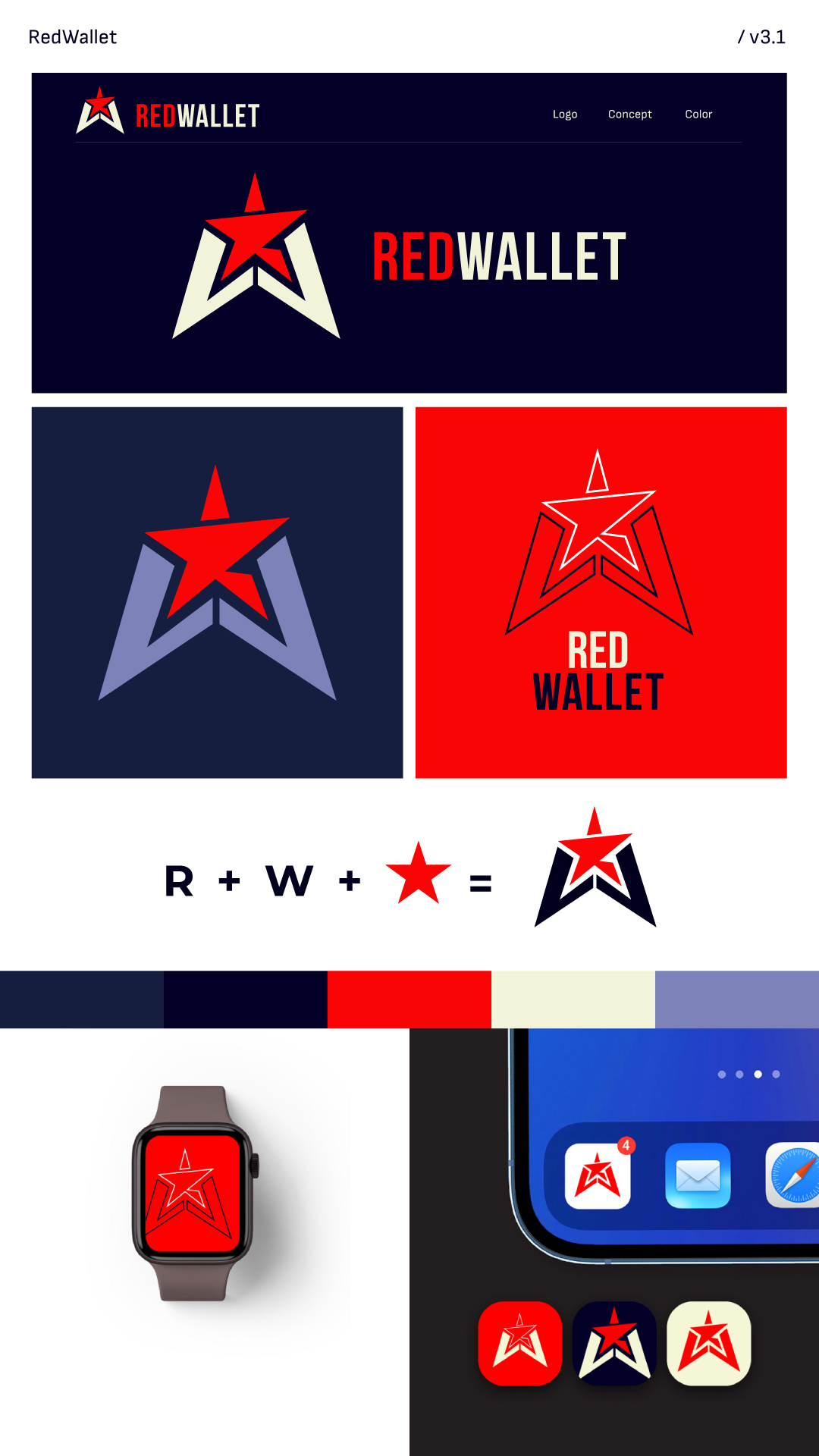 RedWallet / Красный Кошелек/ Айдентика — Изображение №5 — Интерфейсы, Брендинг на Dprofile