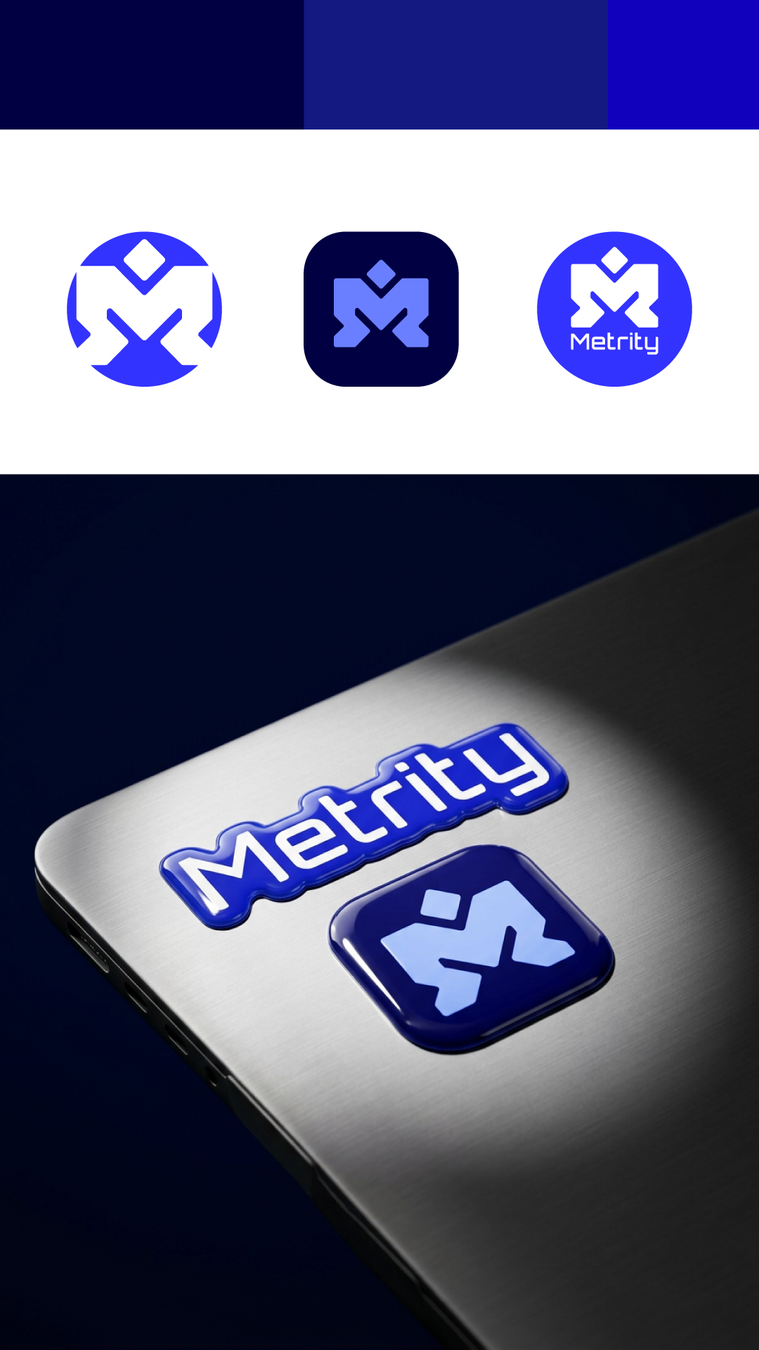 METRITY. Варианты логотипов для платформы автоматической оц… — Изображение №8 — Брендинг на Dprofile