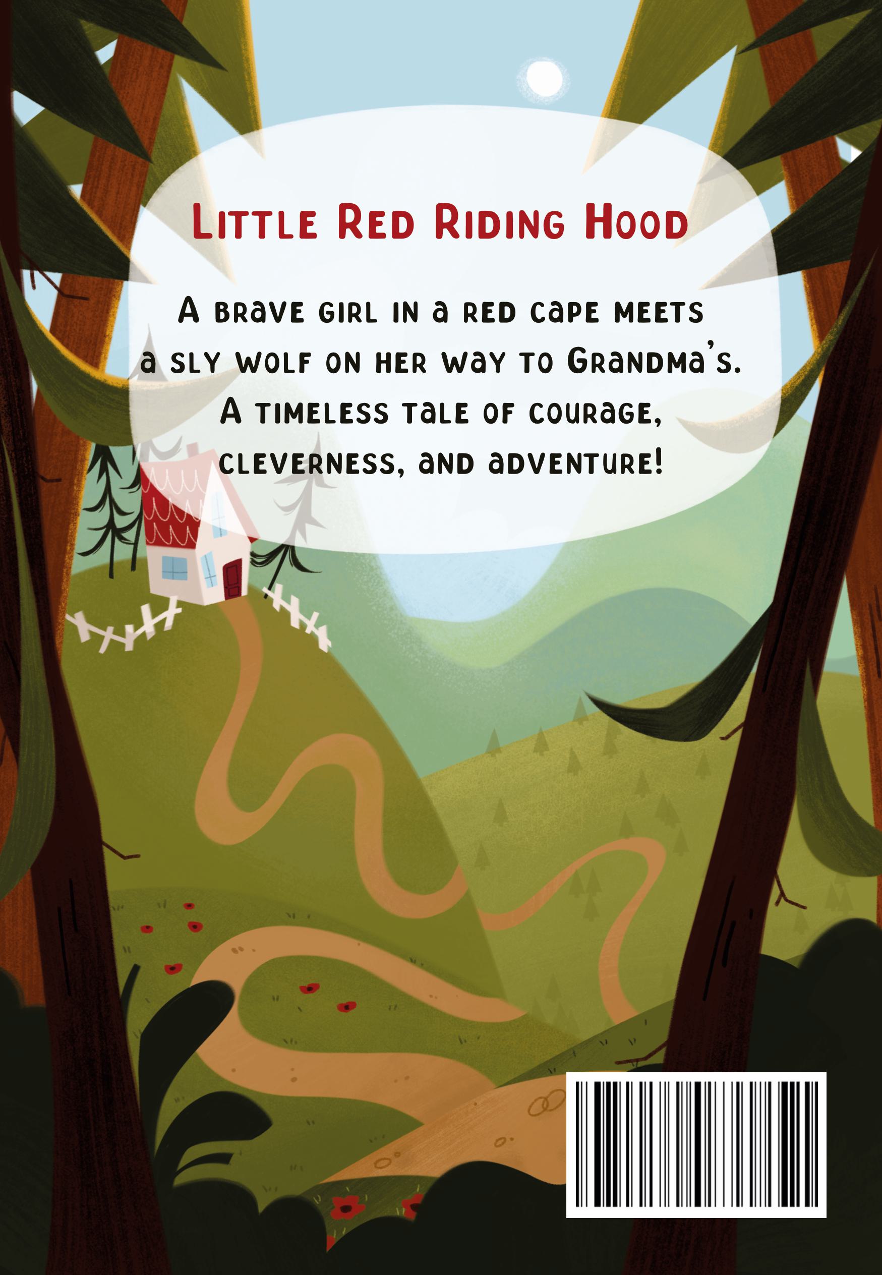 Обложка «Red Riding Hood» | детская иллюстрация — Изображение №3 — Иллюстрация на Dprofile