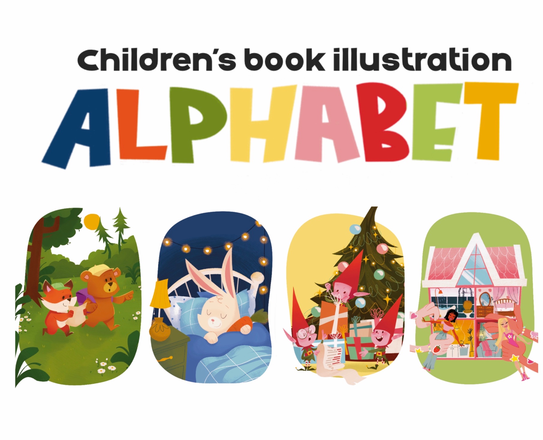 Детские книжные иллюстрации|АЛФАВИТ на Dprofile