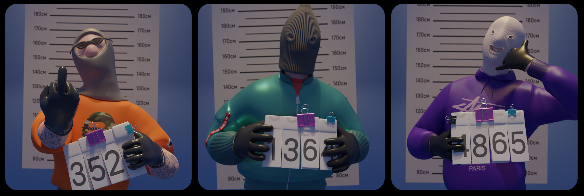 3D graffiti team — Изображение №2 — Иллюстрация, 3D на Dprofile