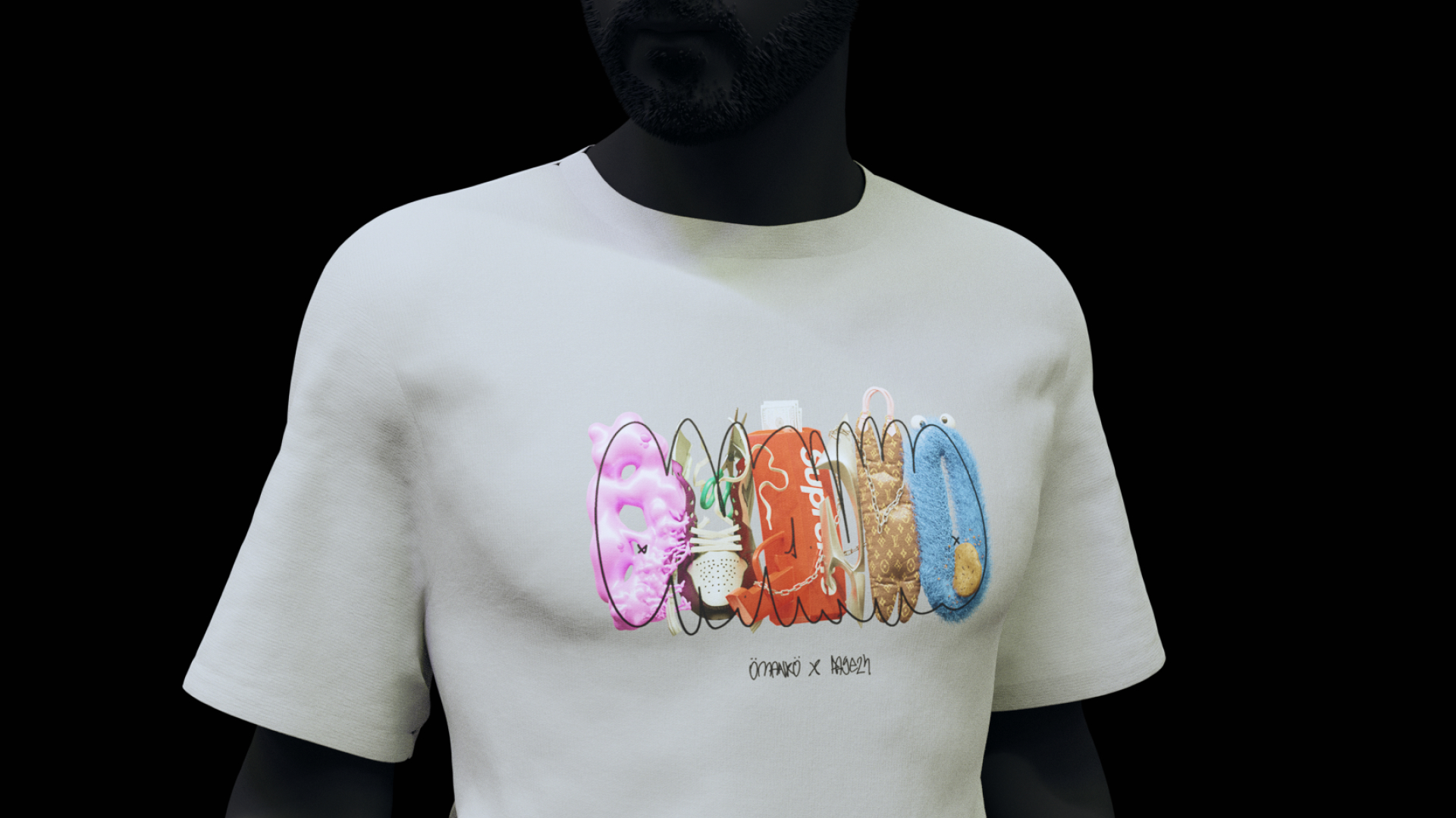 Дизайн футболки для ÖMANKÖ — Изображение №3 — Графика, 3D на Dprofile