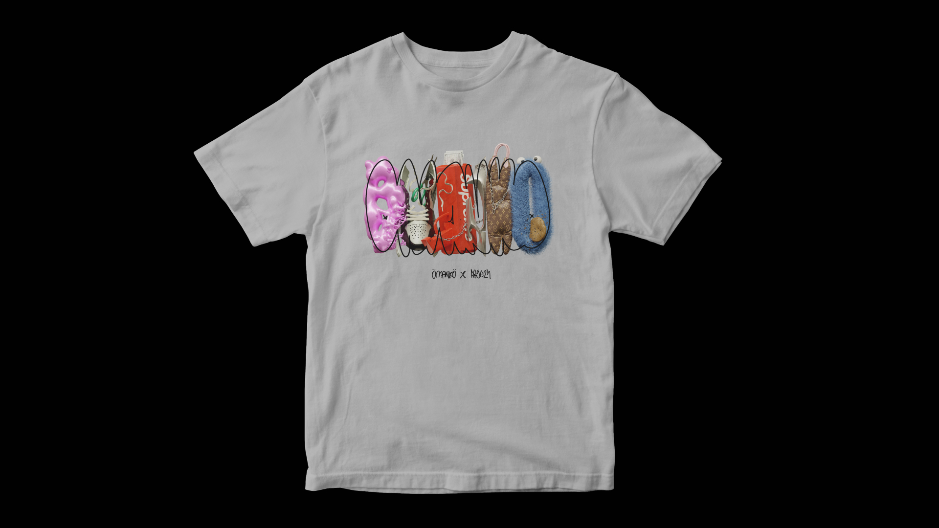 Дизайн футболки для ÖMANKÖ — Изображение №1 — Графика, 3D на Dprofile