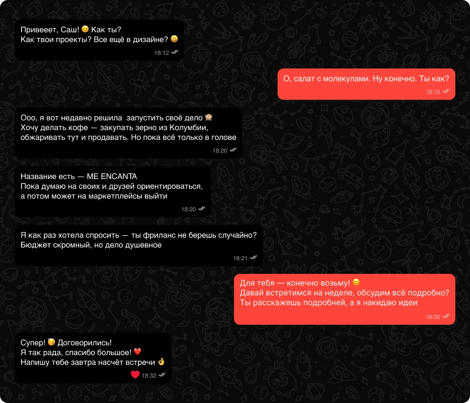 ME ENCANTA: Запуск локального бренда кофе с нуля — Изображение №4 — Брендинг на Dprofile