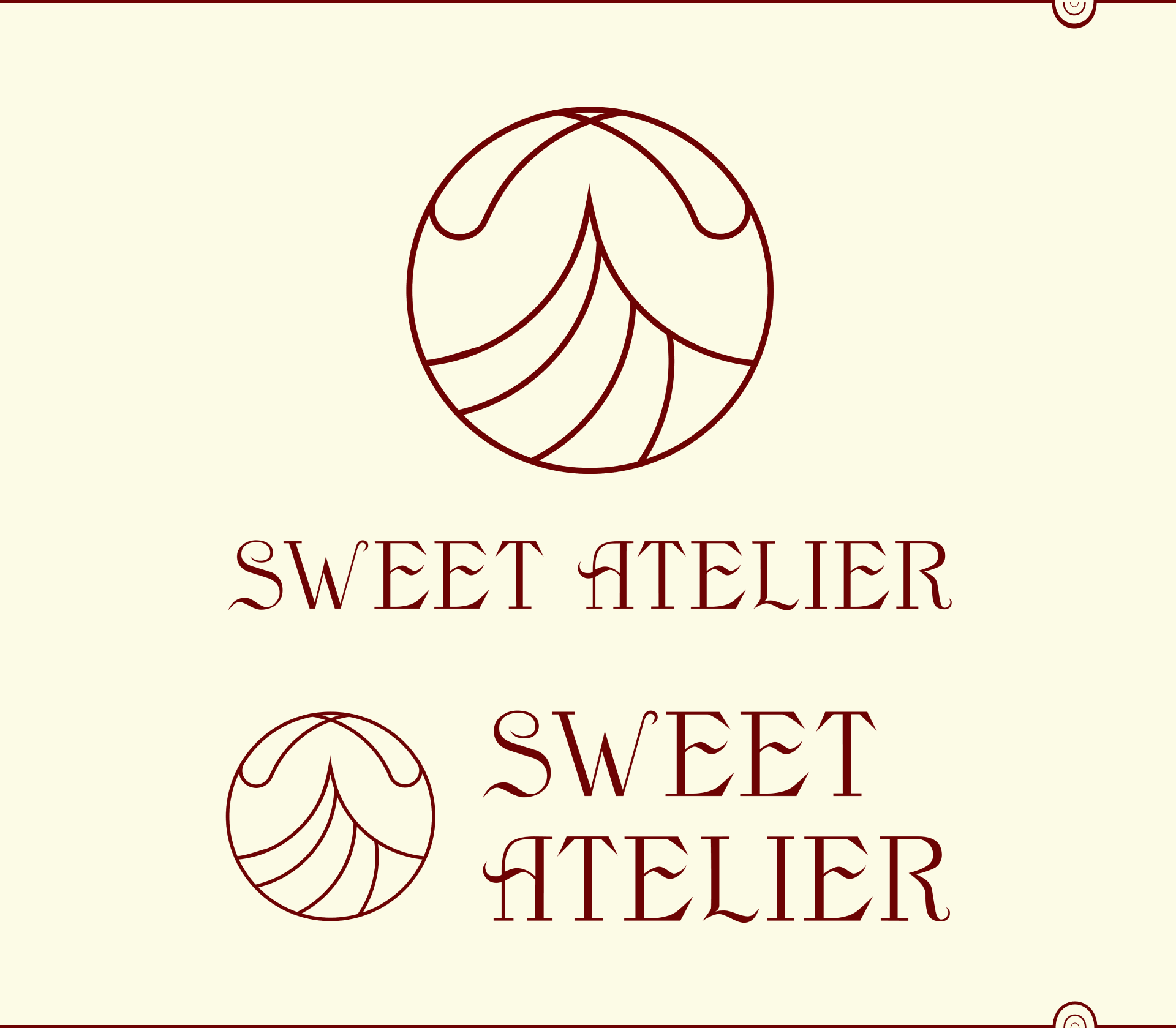 Sweet Atelier - бутик десертов||Айдентика — Изображение №3 — Брендинг на Dprofile
