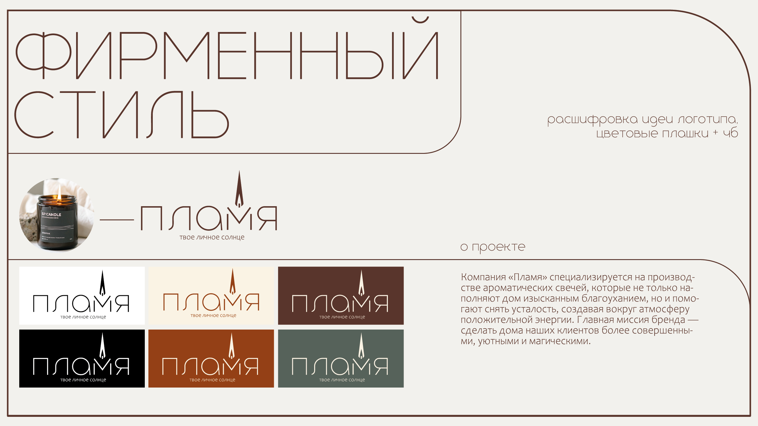 Фирменный стиль компании "Пламя" — Изображение №2 — Брендинг, Графика на Dprofile