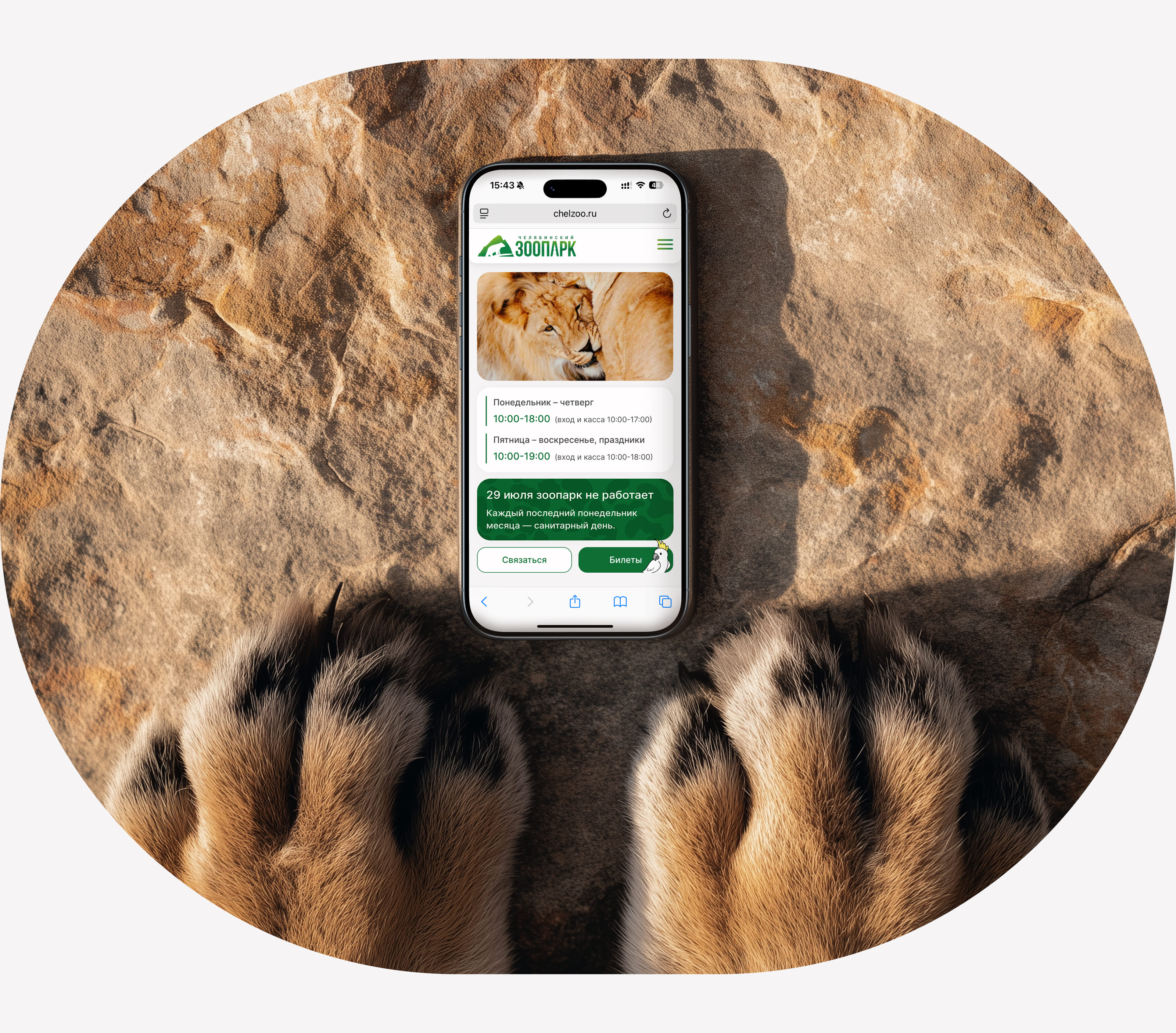 Сайт зоопарка | Редизайн — Изображение №2 — Интерфейсы, Иллюстрация на Dprofile