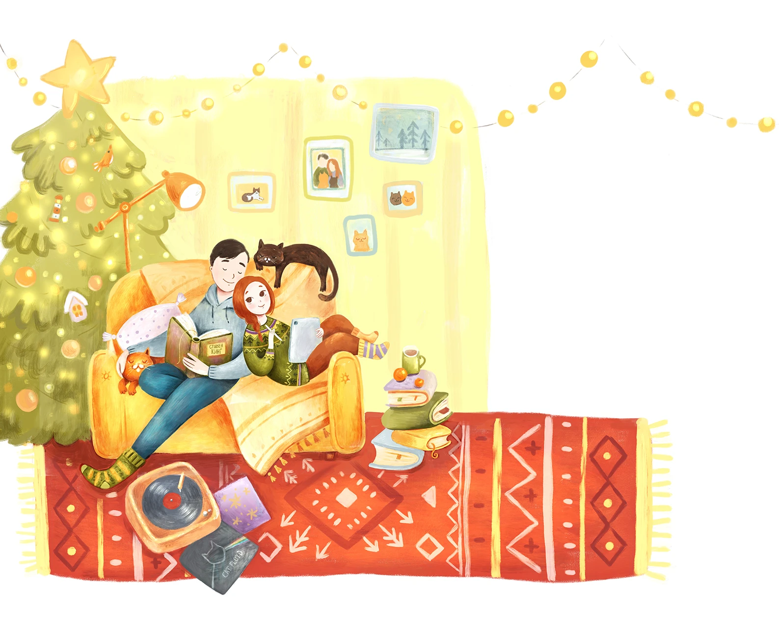 Проект иллюстраций к детской книге о приключениях  котов. — Изображение №20 — Иллюстрация на Dprofile