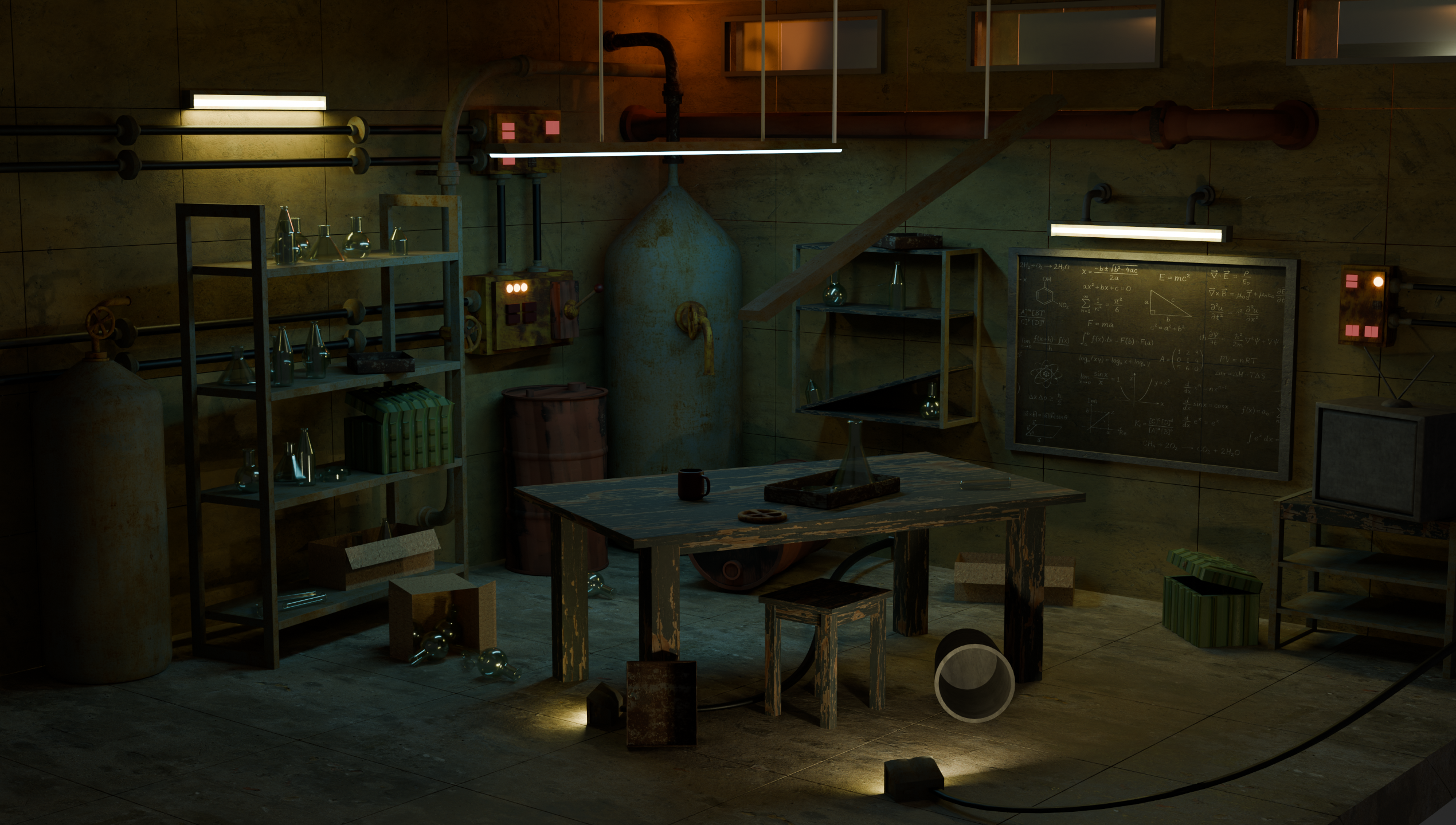 Underground Laboratory — Изображение №5 — Иллюстрация, 3D на Dprofile