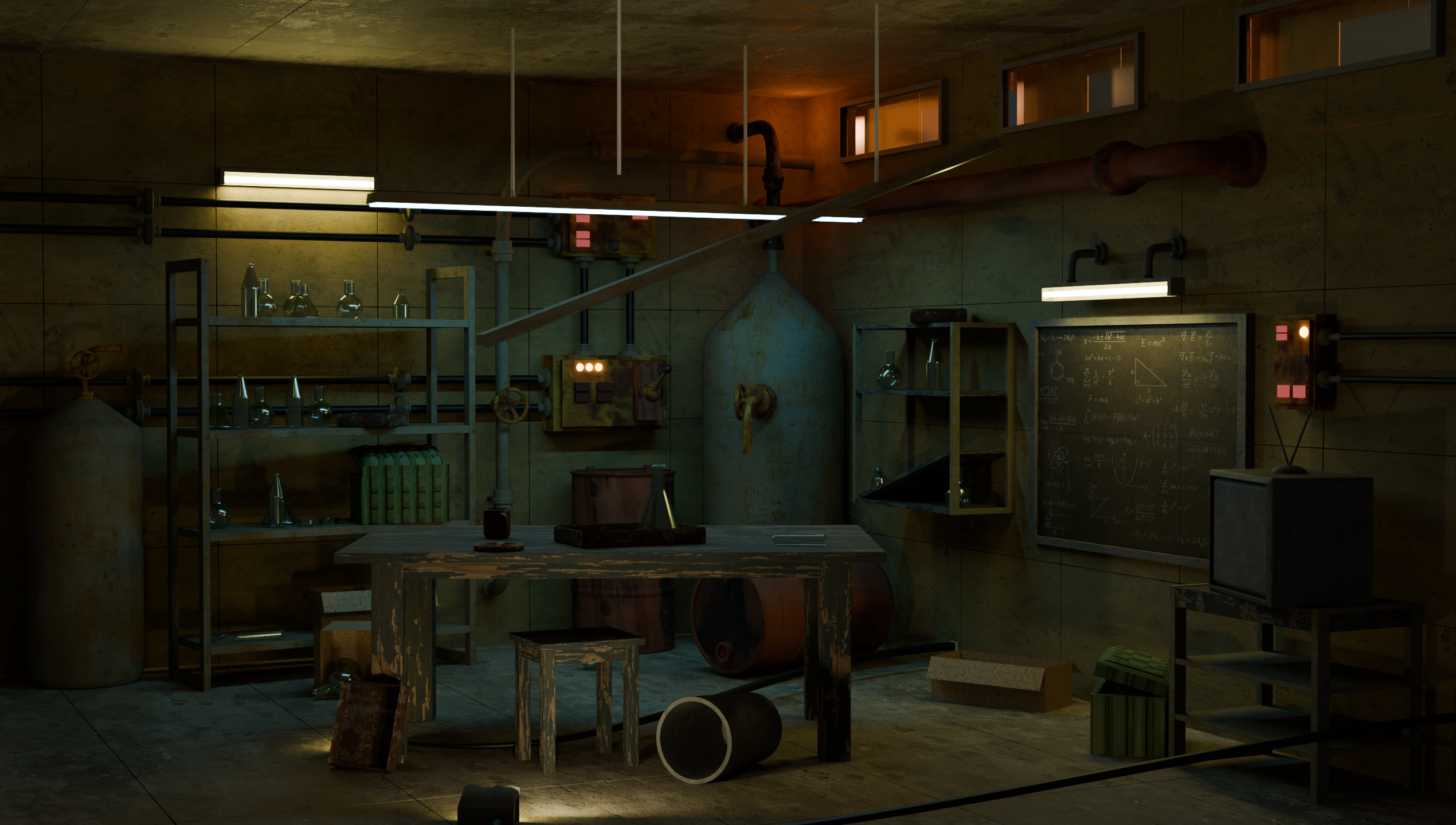 Underground Laboratory — Изображение №4 — Иллюстрация, 3D на Dprofile