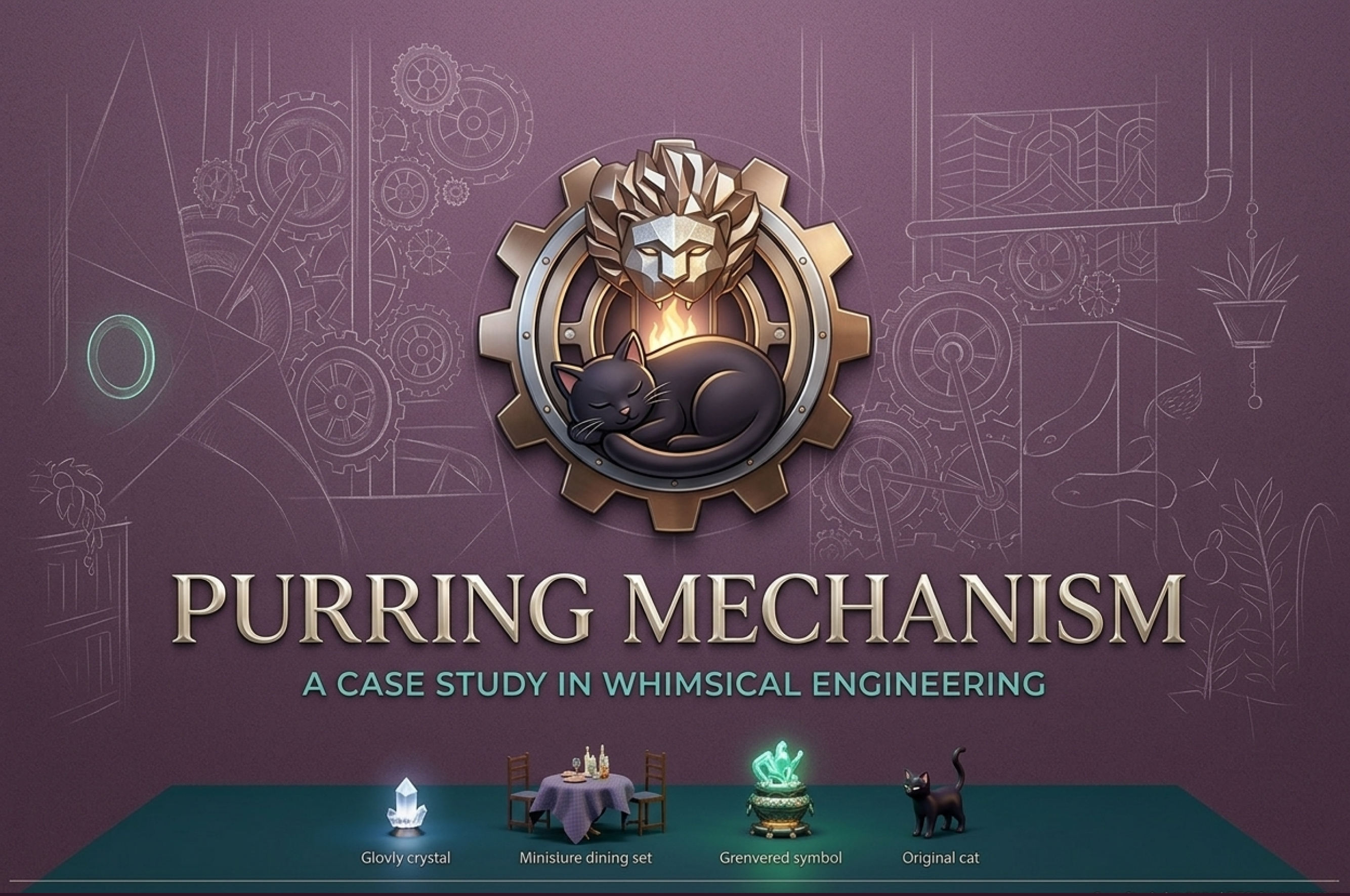 The purring mechanism — Изображение №1 — Иллюстрация, 3D на Dprofile