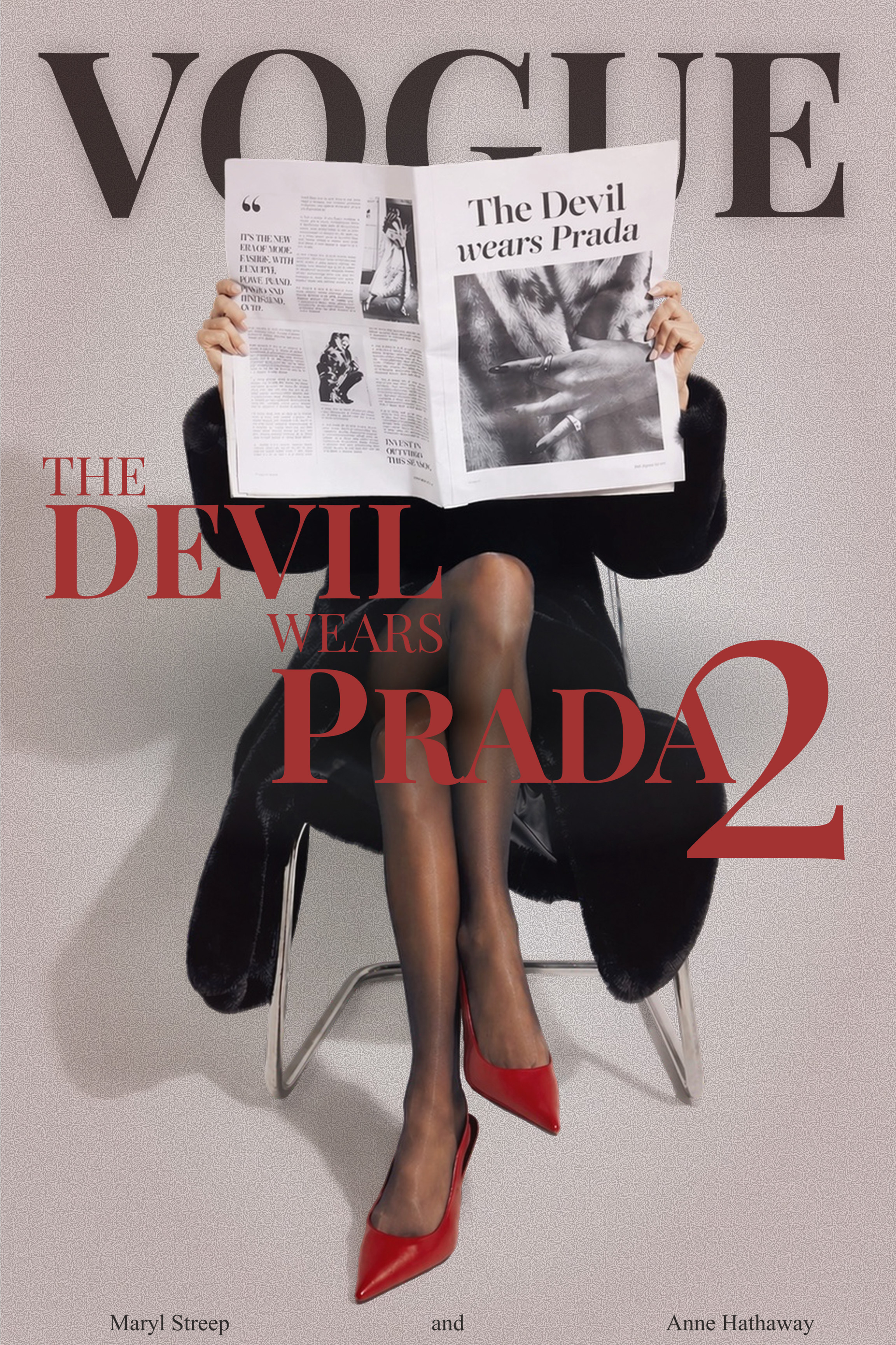The Devil Wears Prada 2 - постер к выходу фильма — Изображение №5 — Графика на Dprofile
