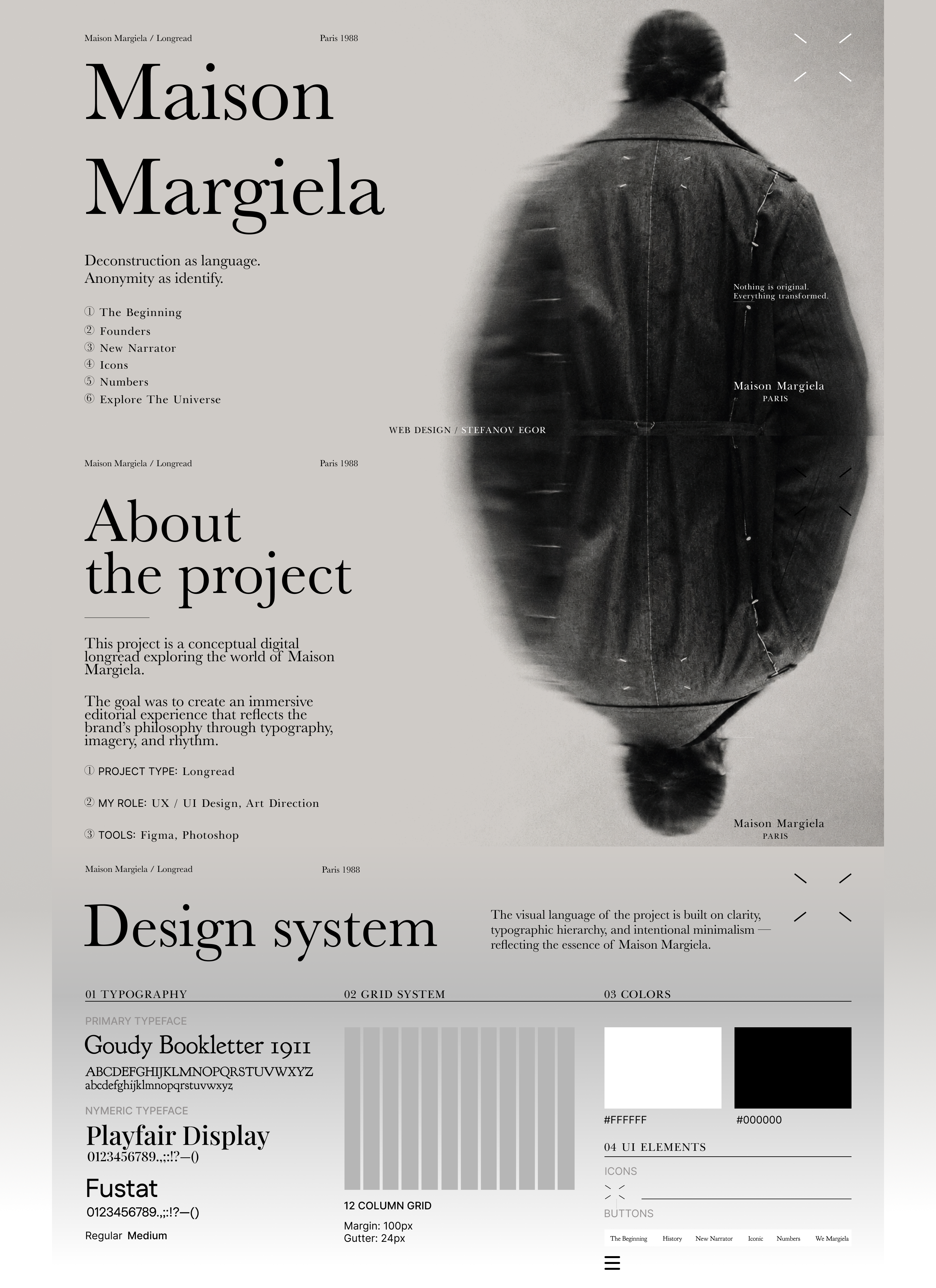 Лонгрид |Longread | Maison Margiela — Изображение №1 — Интерфейсы, Брендинг на Dprofile