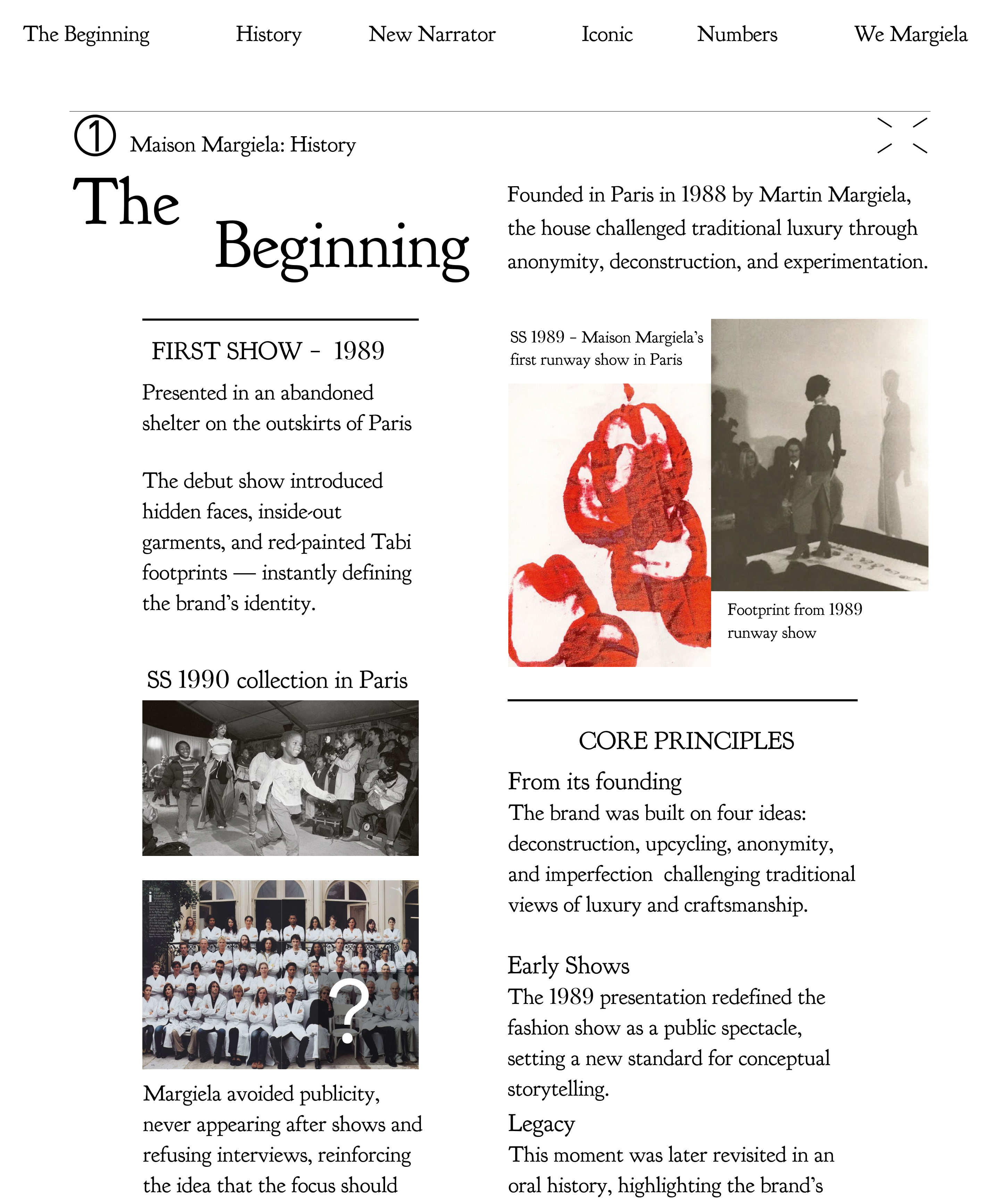 Лонгрид |Longread | Maison Margiela — Изображение №3 — Интерфейсы, Брендинг на Dprofile