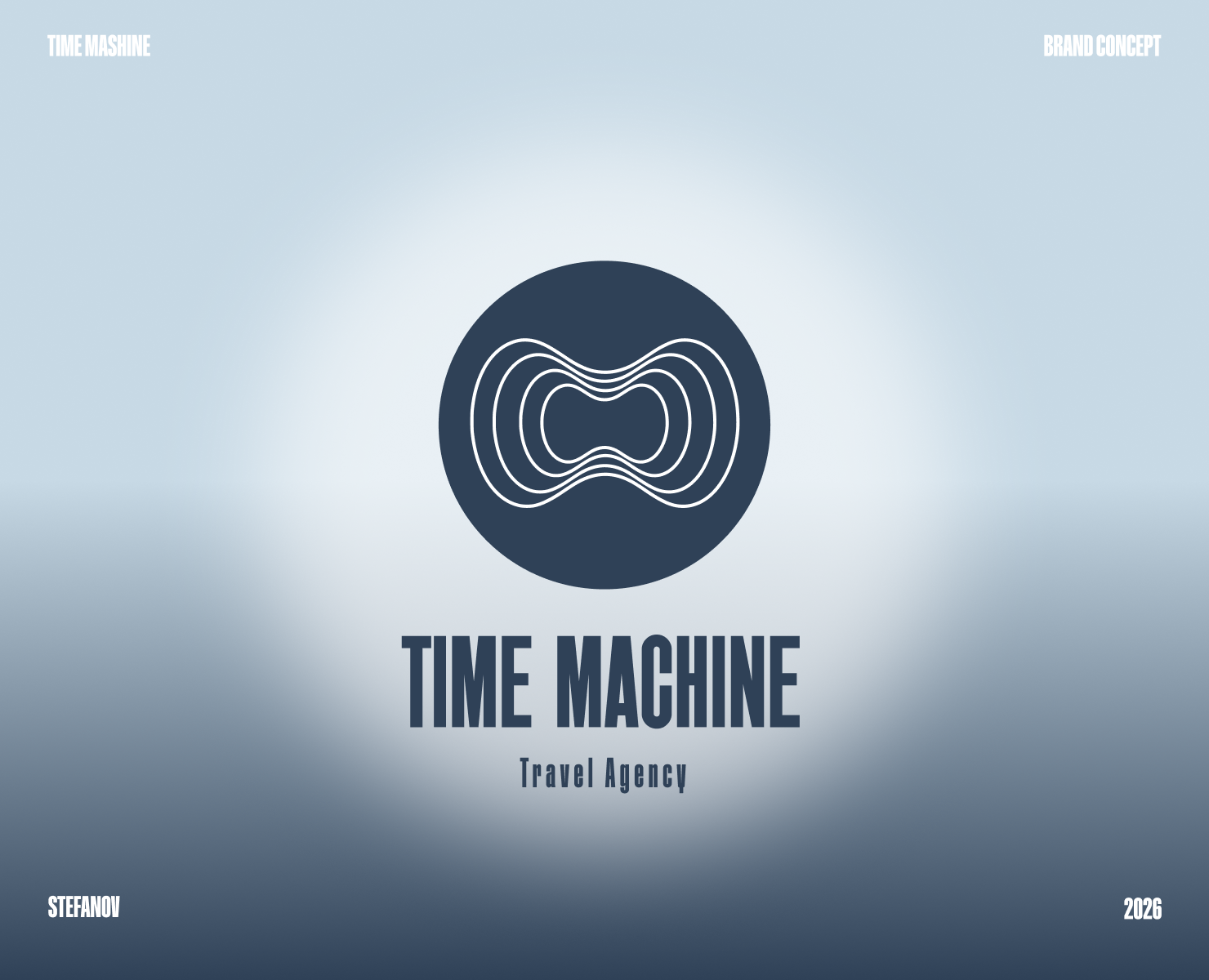 Айдентика для туристического агентства «Time Machine» — Брендинг на Dprofile
