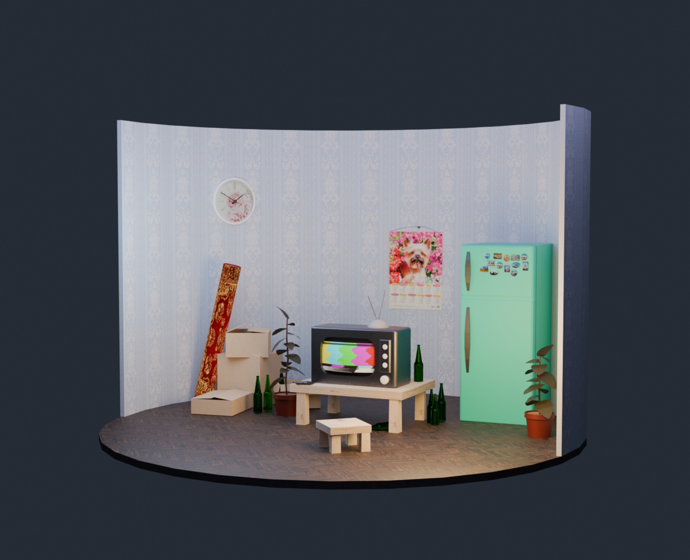 Эхо Прошлого — Иллюстрация, 3D на Dprofile
