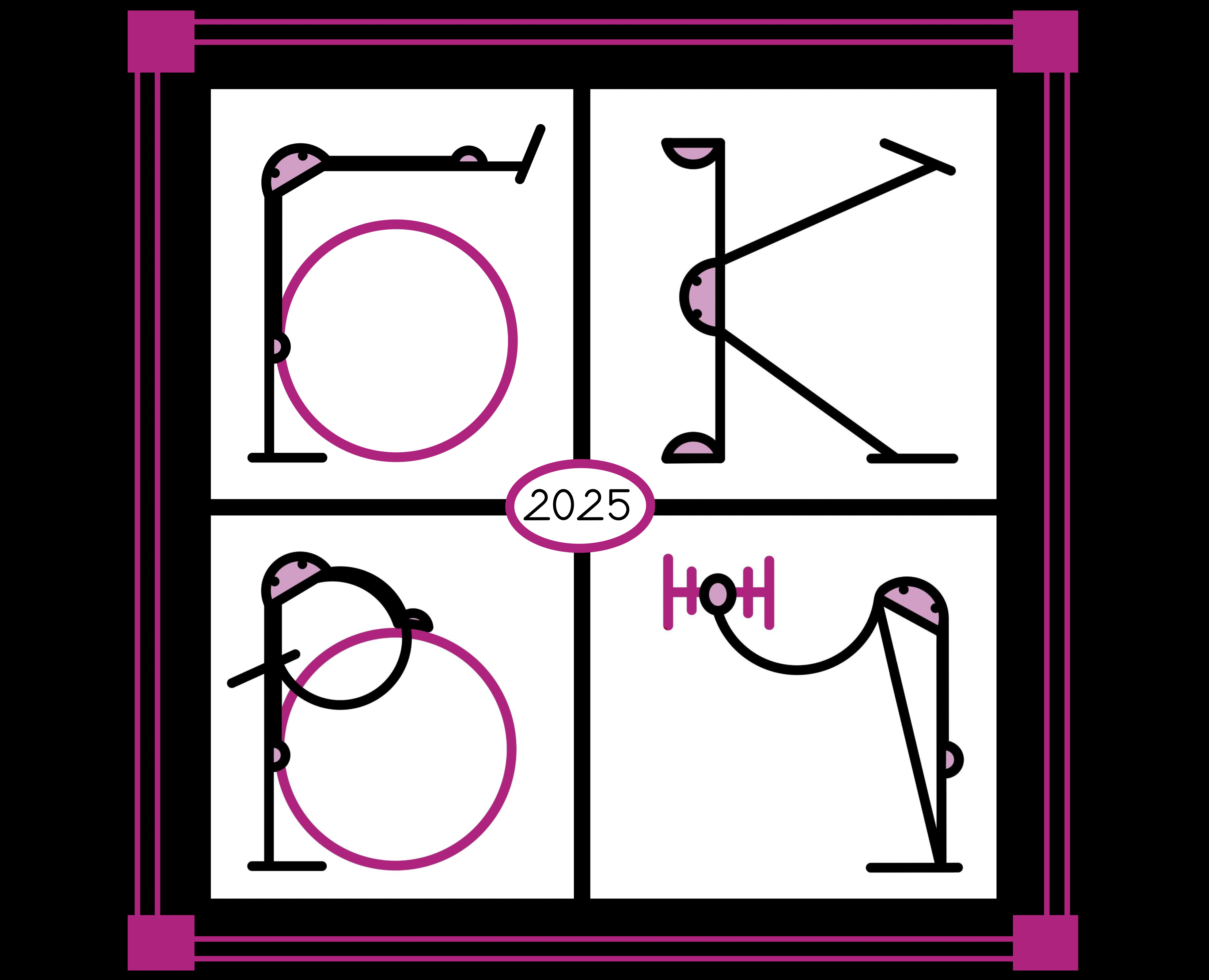 Буквальный челлендж – гимнасты — Иллюстрация, Графика на Dprofile