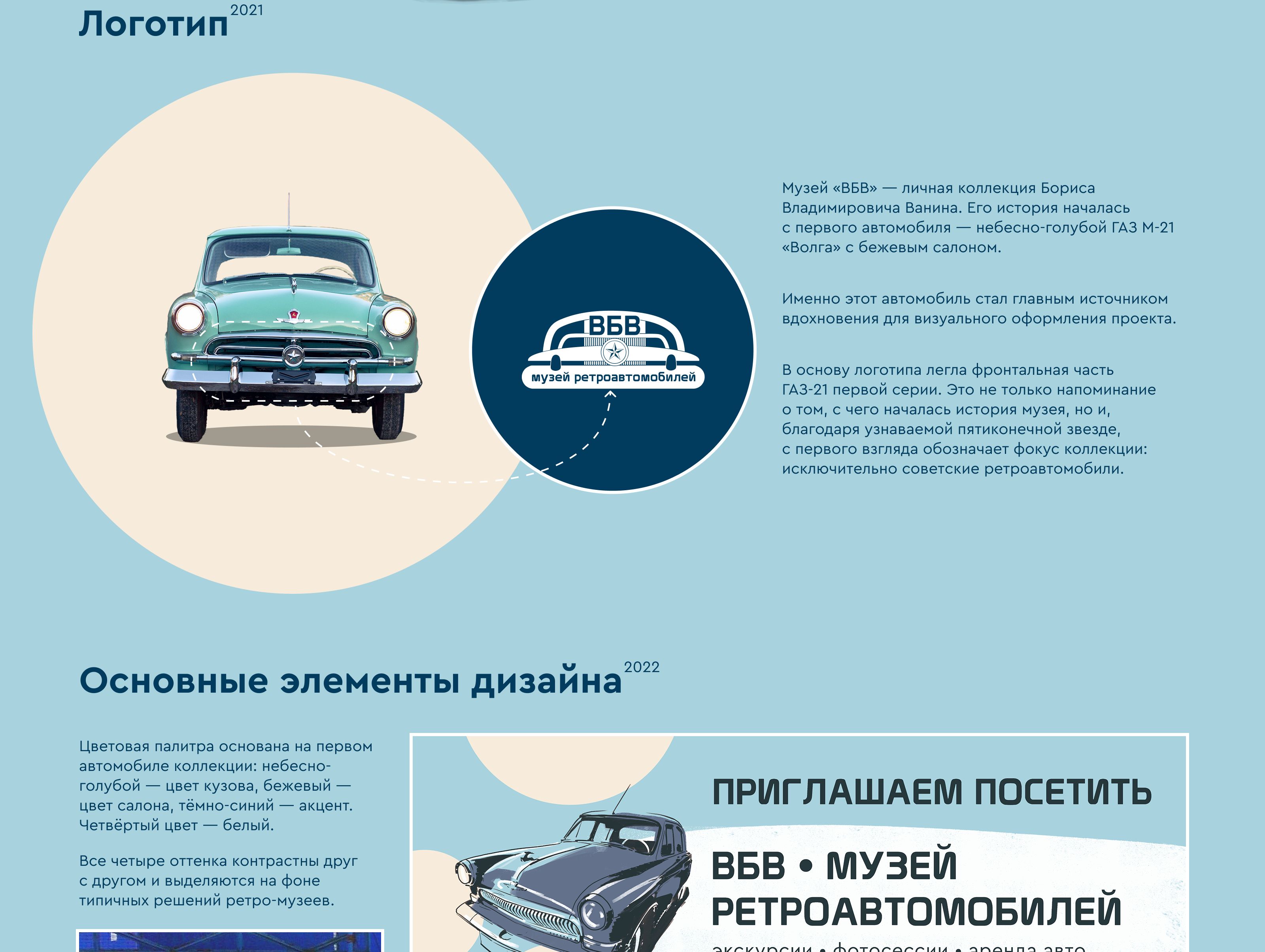 ФирСтиль. Музей ретроавтомобилей ВБВ — Изображение №2 — Брендинг на Dprofile