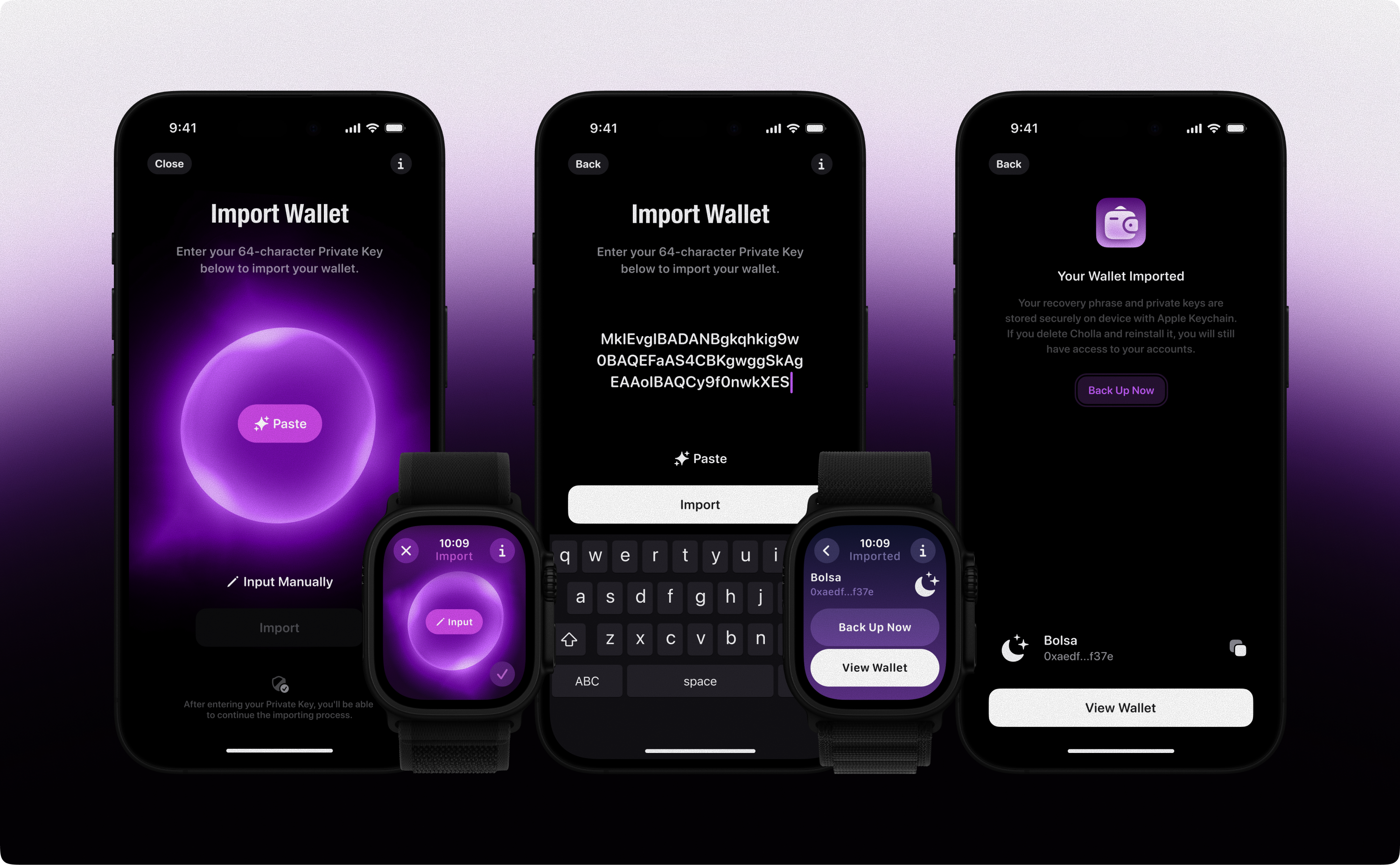Cholla© Crypto Wallet ✦ — Изображение №10 — Интерфейсы на Dprofile