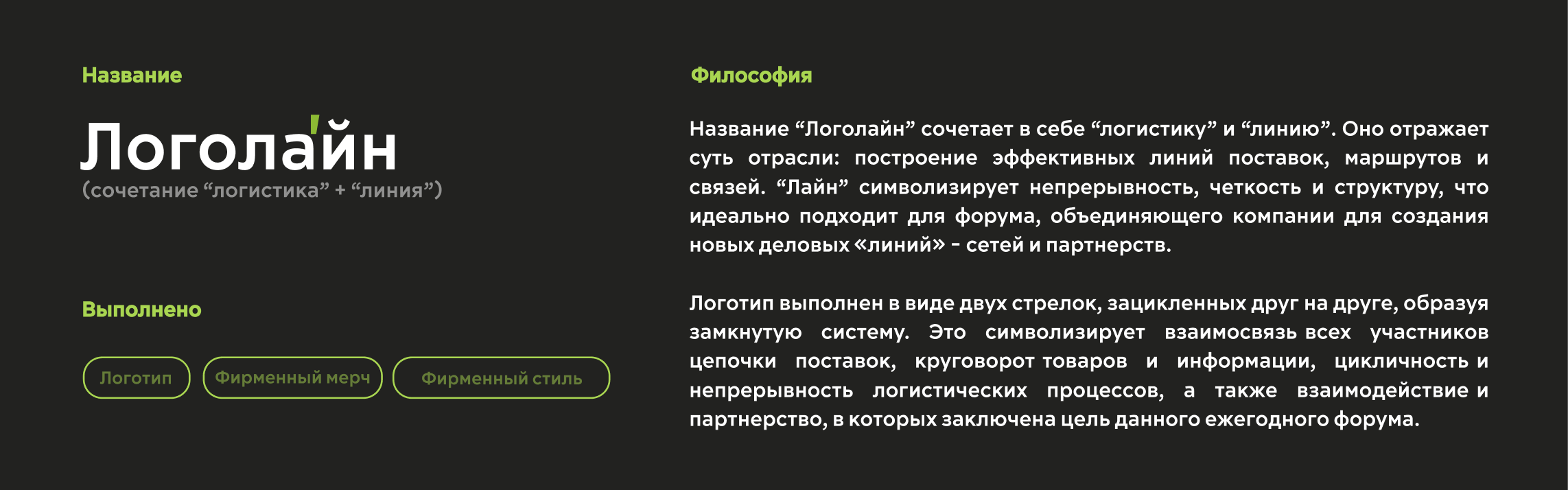 Логолайн - логотип и айдентика форума логистических компаний — Изображение №2 — Брендинг на Dprofile
