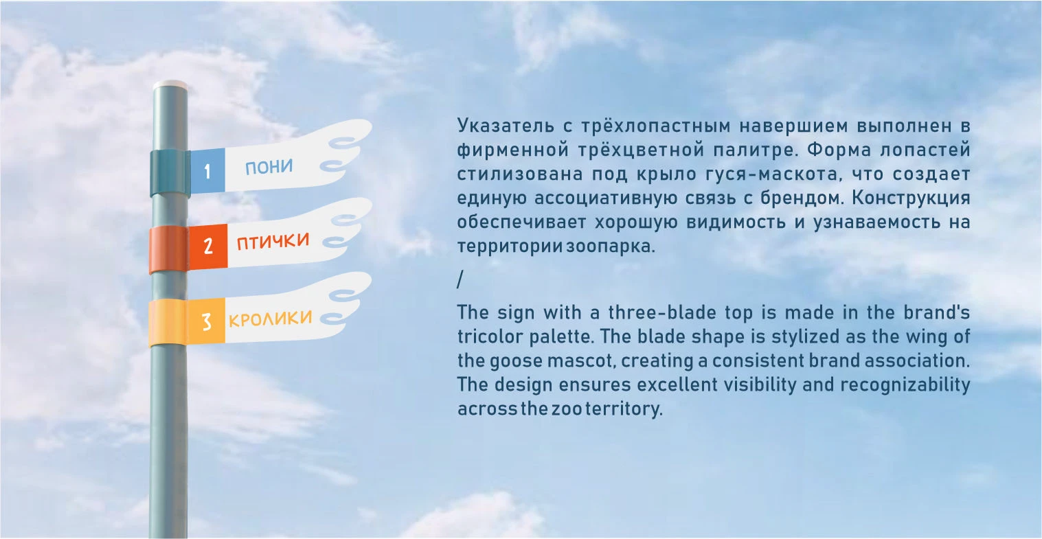 Зоопарк "Гуськом!" — фирменный стиль и навигация — Изображение №8 — Брендинг на Dprofile