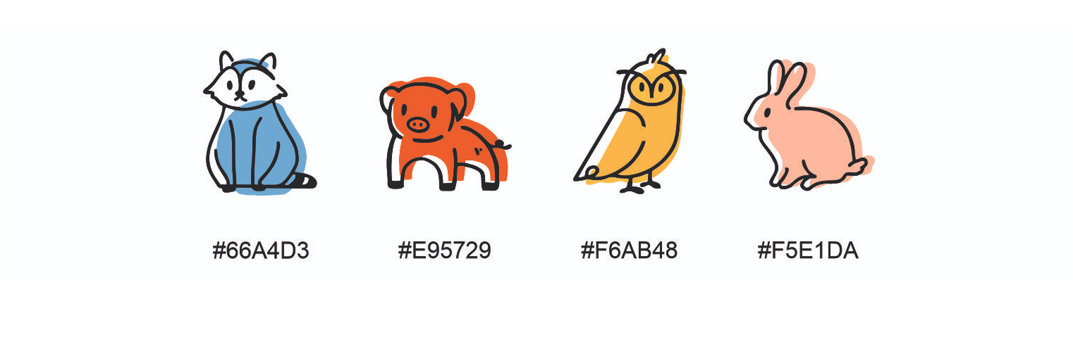 Зоопарк "Гуськом!" — фирменный стиль и навигация — Изображение №2 — Брендинг на Dprofile