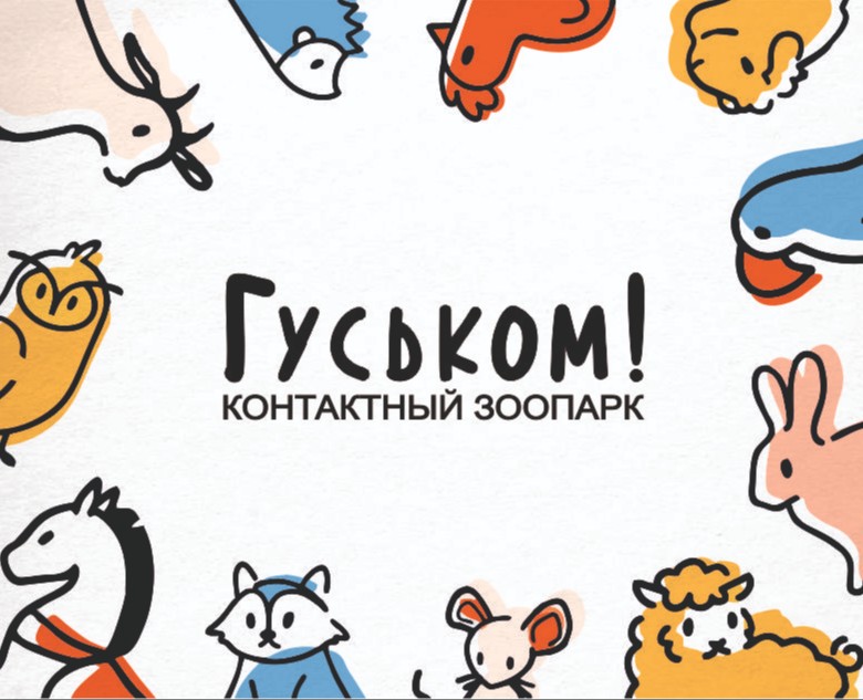 Зоопарк "Гуськом!" — фирменный стиль и навигация на Dprofile