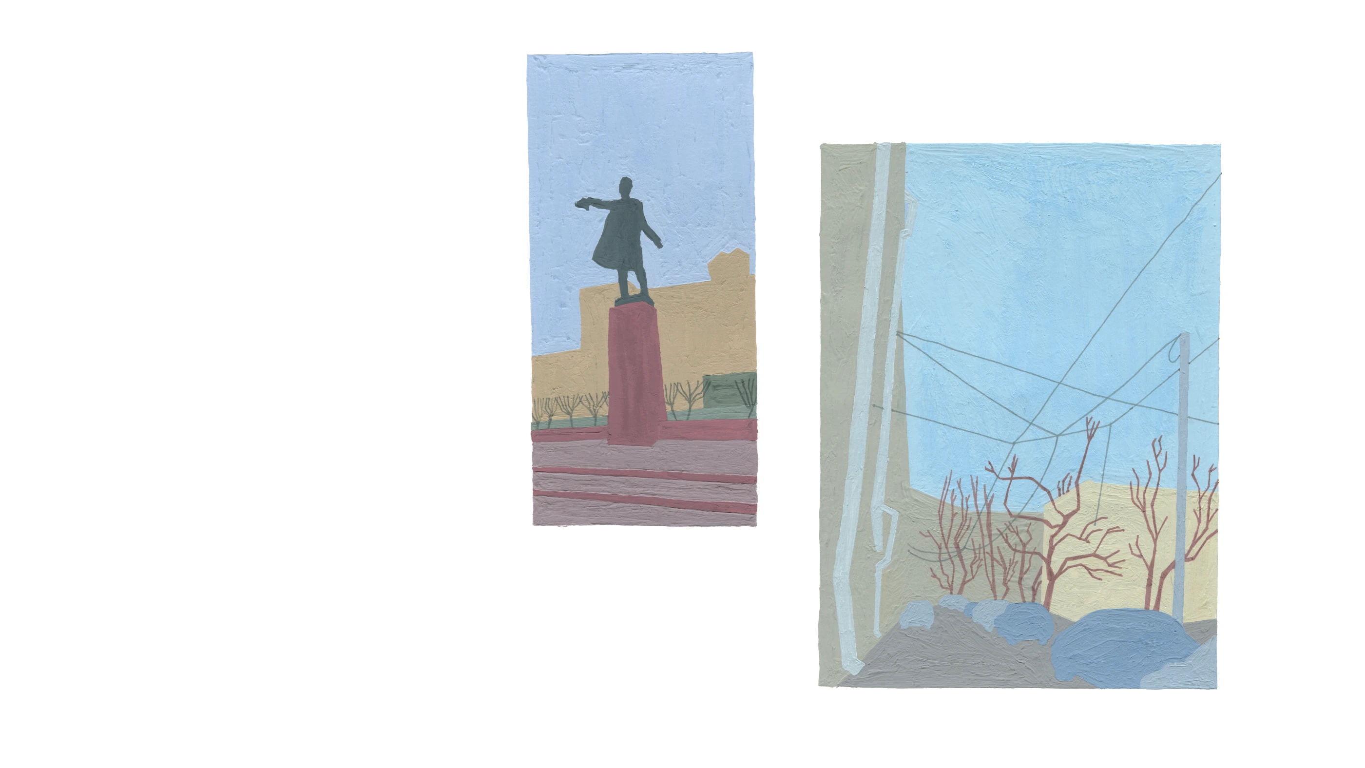 серия иллюстраций МОСКОВСКИЙ РАЙОН — Изображение №3 — Иллюстрация на Dprofile