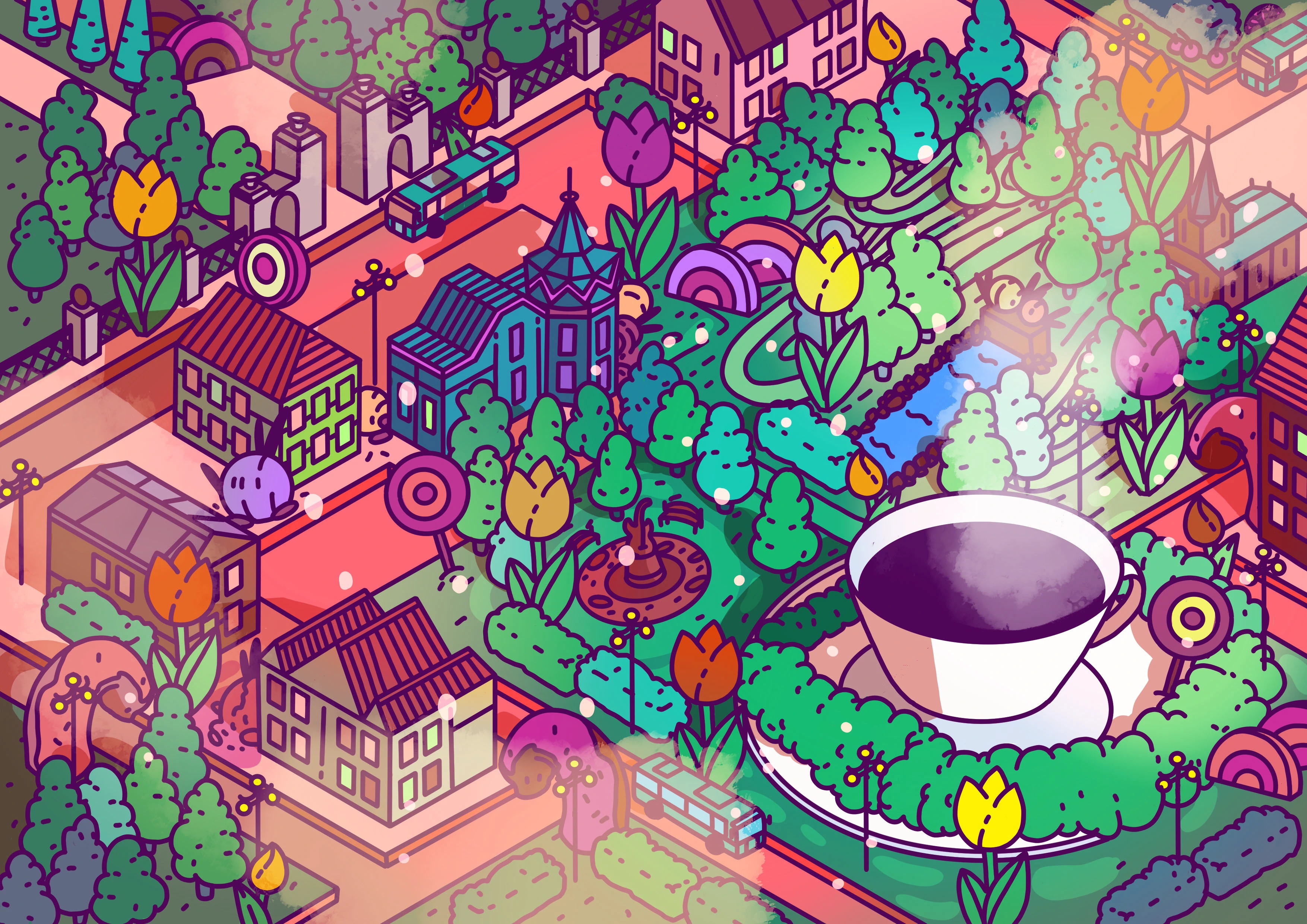 Иллюстрации для меню кофейни — Изображение №1 — Иллюстрация, Графика на Dprofile