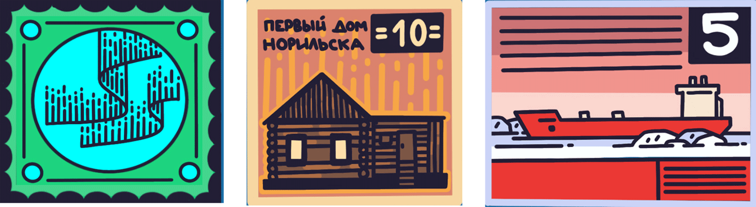 Открытки и стикерпак для северной кофейни — Изображение №6 — Брендинг, Графика на Dprofile