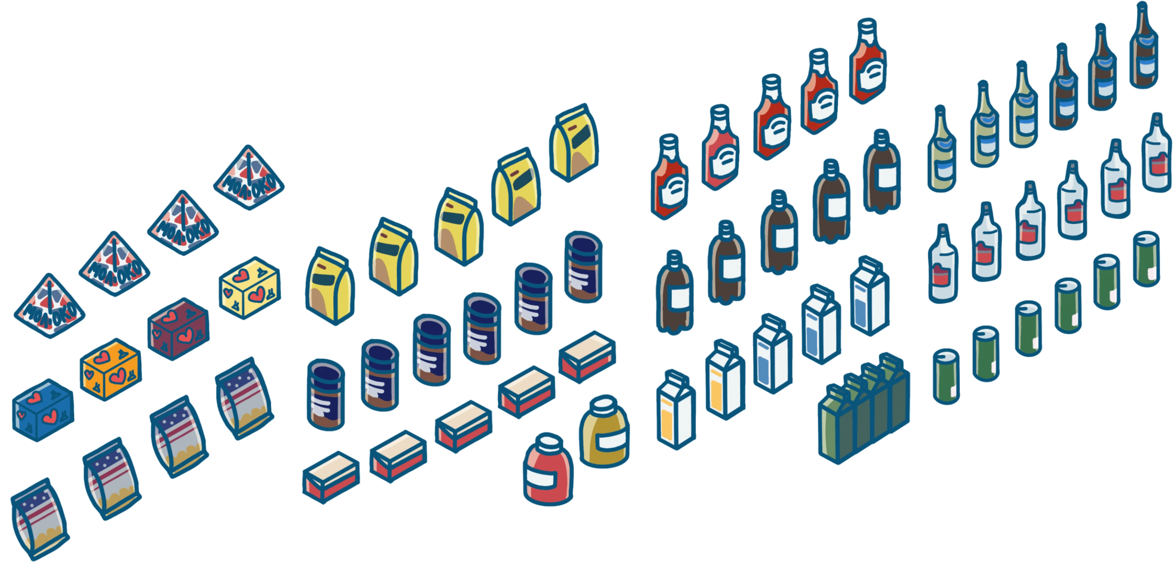 Румбокс: набор стикеров для ларька — Изображение №8 — Иллюстрация, Графика на Dprofile