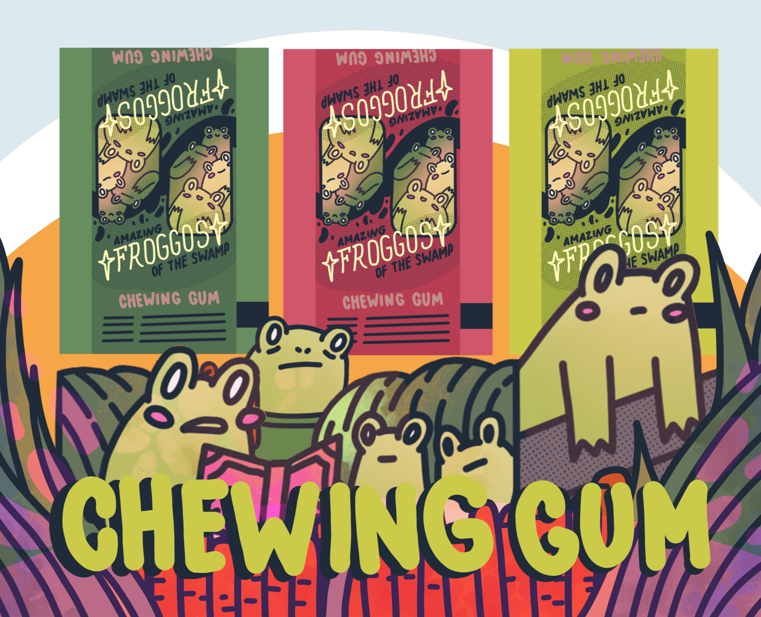 Стикеры для вкладышей жвачек. на Dprofile