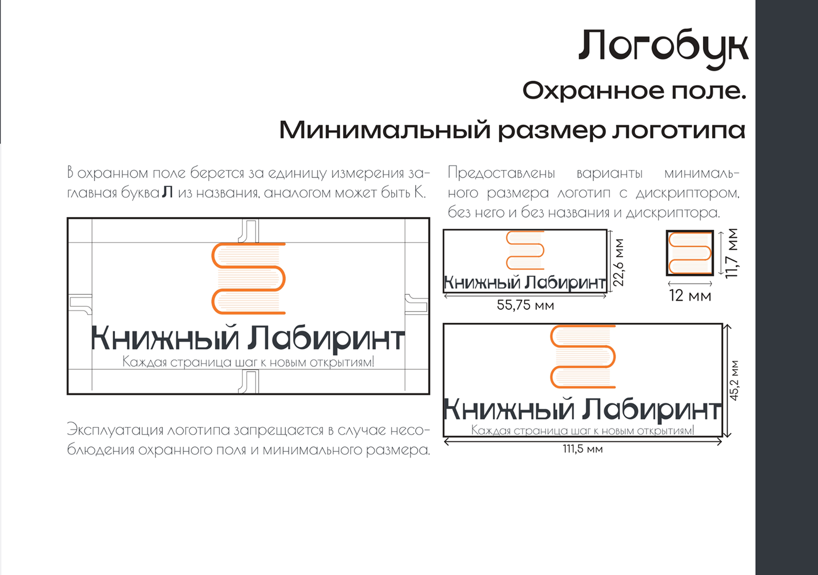 Брендбук "Книжный Лабиринт" — Изображение №4 — Брендинг на Dprofile