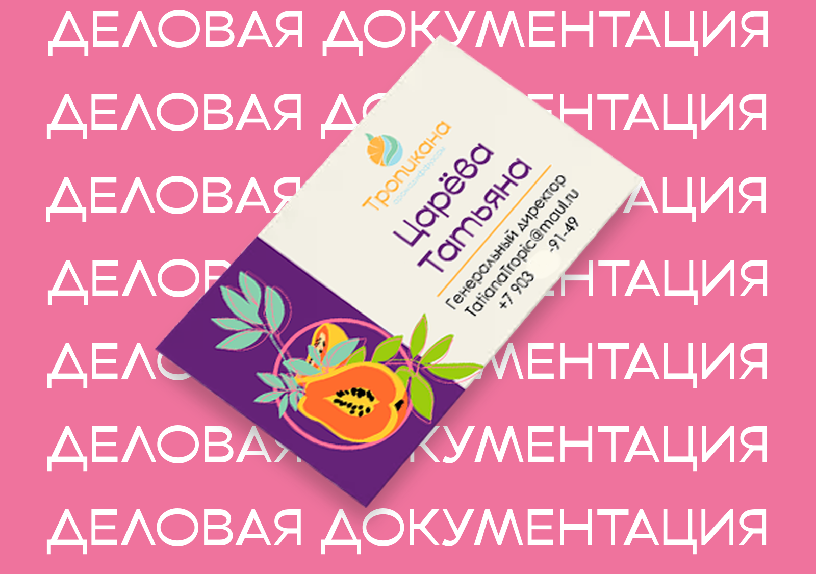 Аромадиффузоры "Тропикана" — Изображение №3 — Брендинг на Dprofile