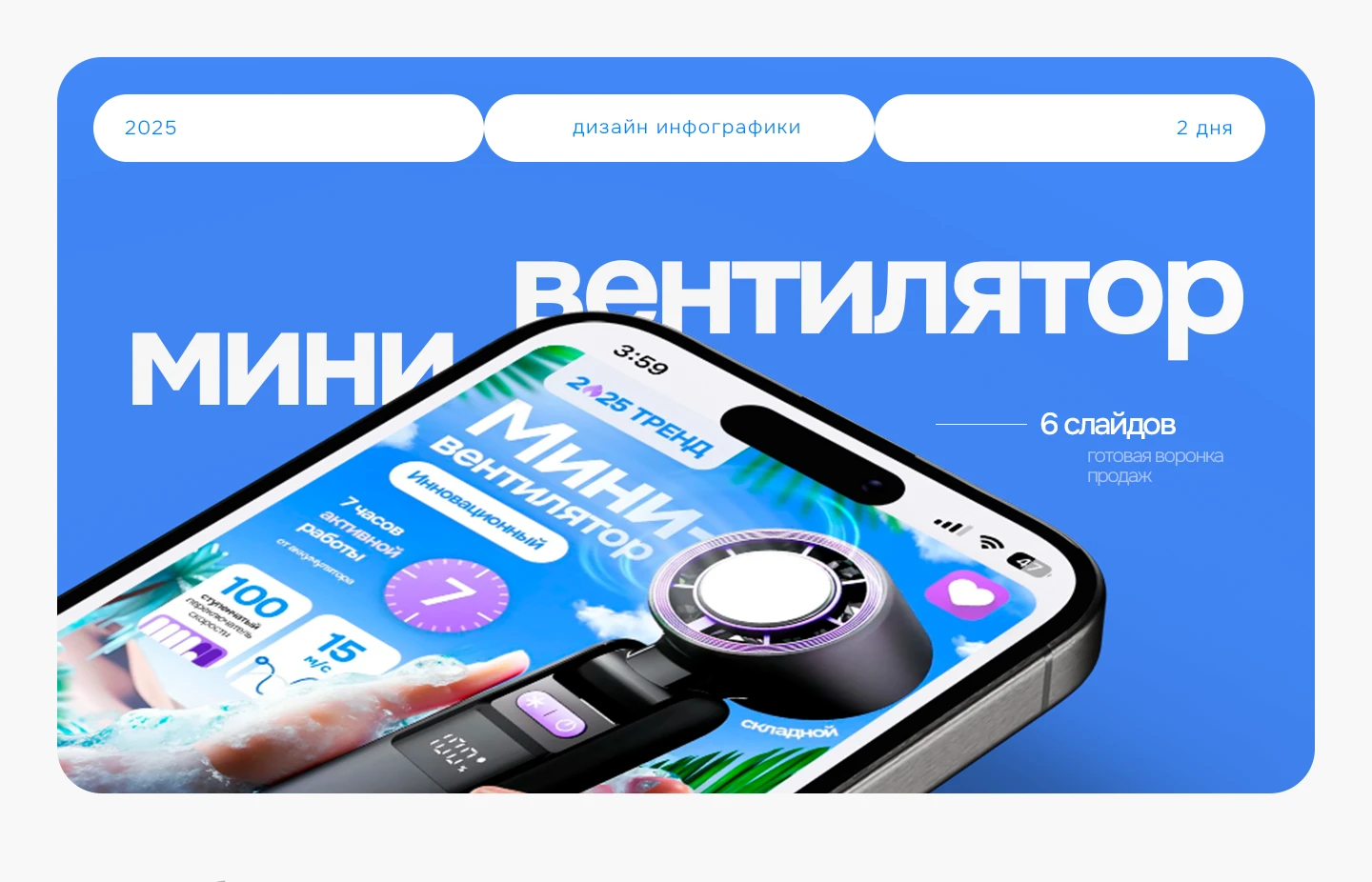 Инфографика | портативный вентилятор — Изображение №1 — Маркетинг на Dprofile