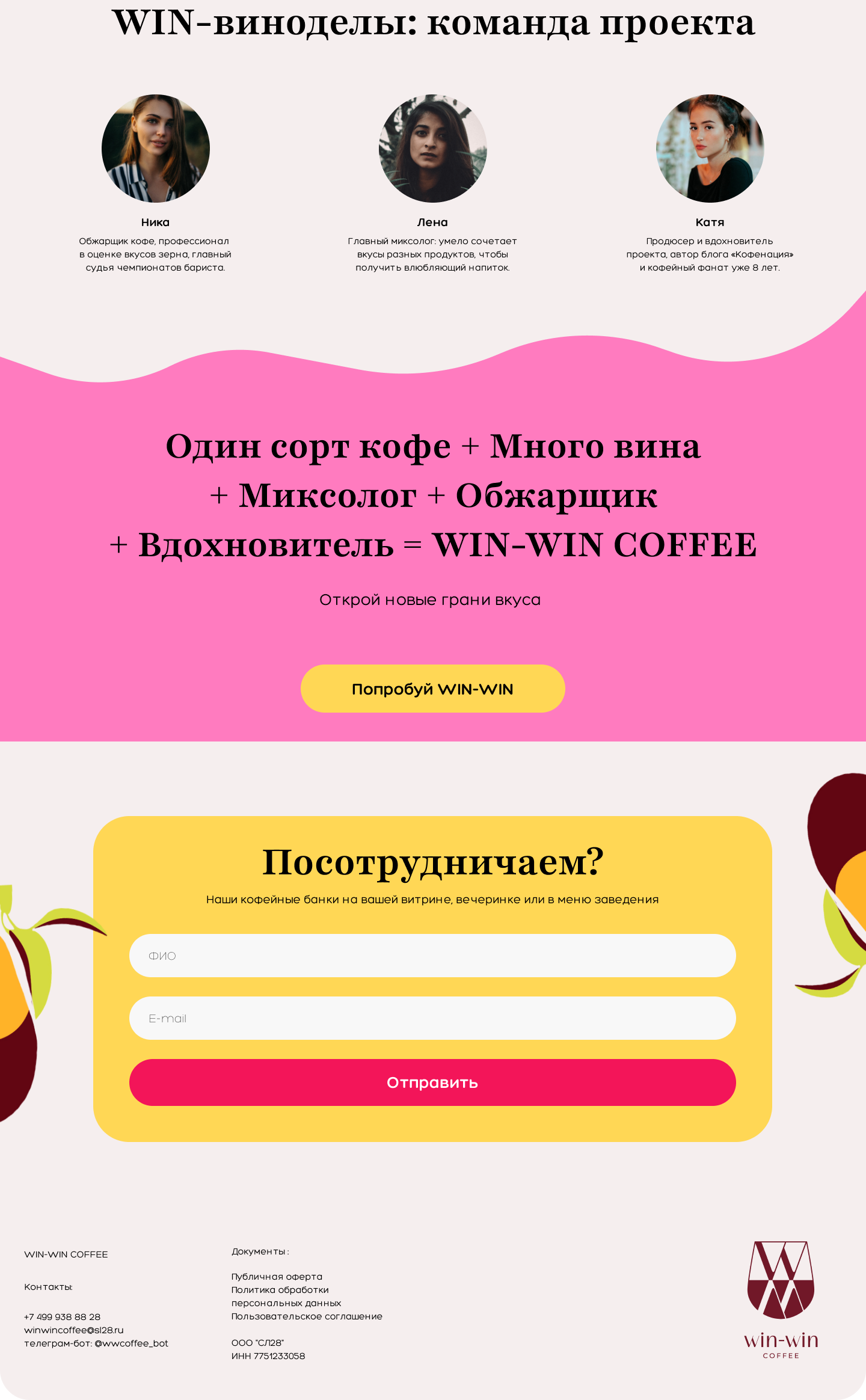 Промо-сайт для WIN-WIN — Изображение №6 — Интерфейсы на Dprofile