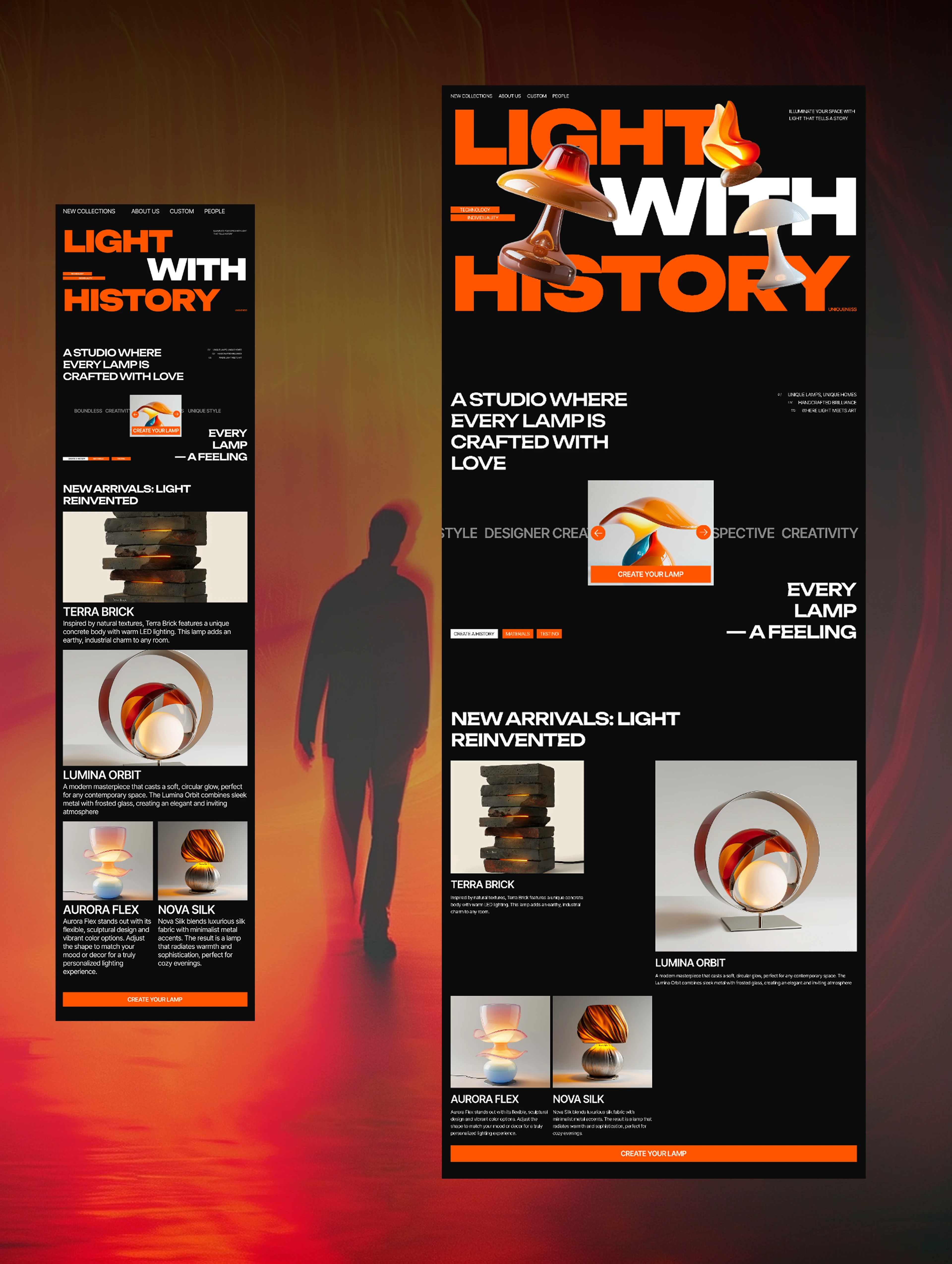 LAMPART WEB-SITE — Изображение №9 — Интерфейсы на Dprofile