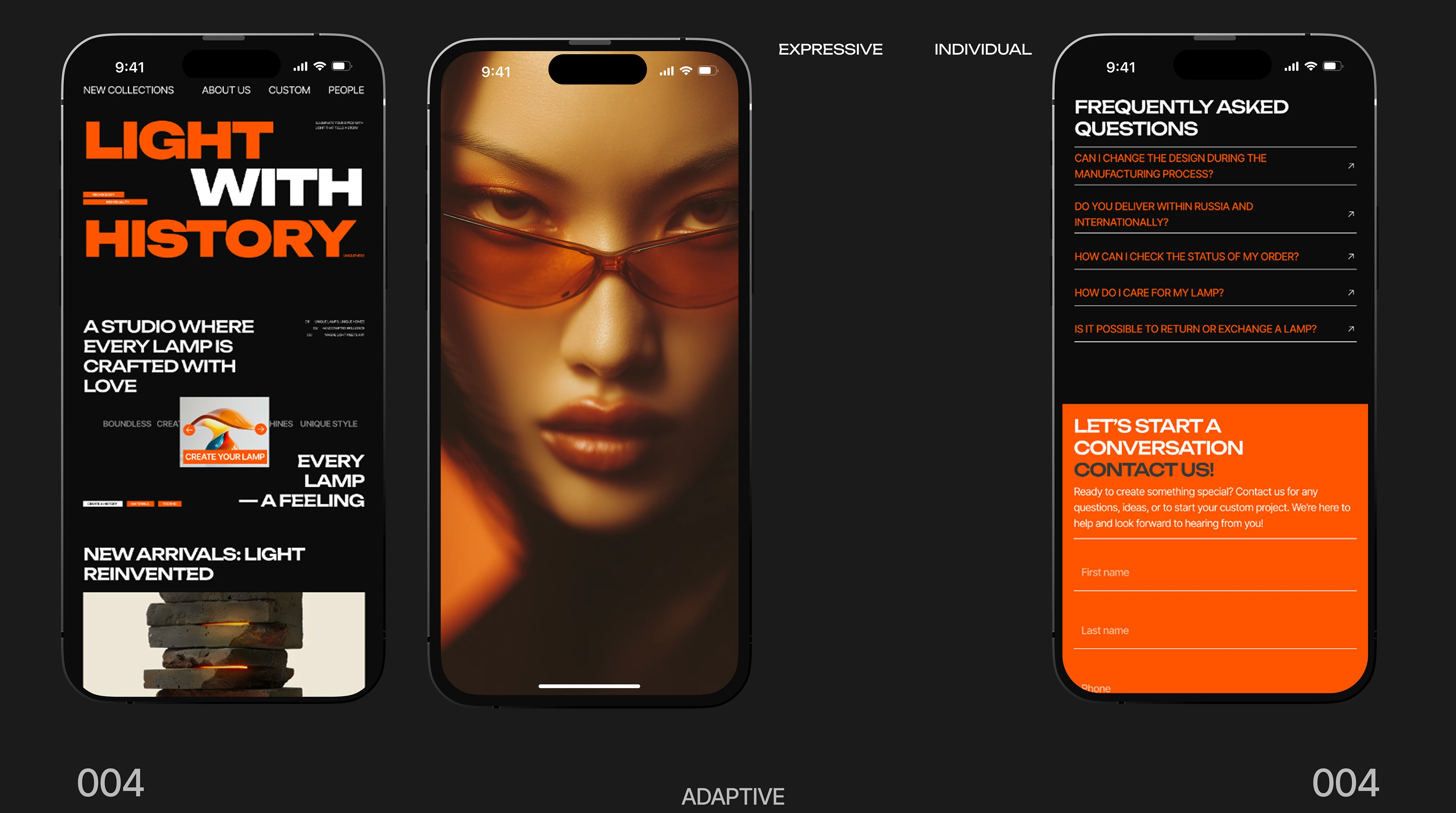 LAMPART WEB-SITE — Изображение №7 — Интерфейсы на Dprofile