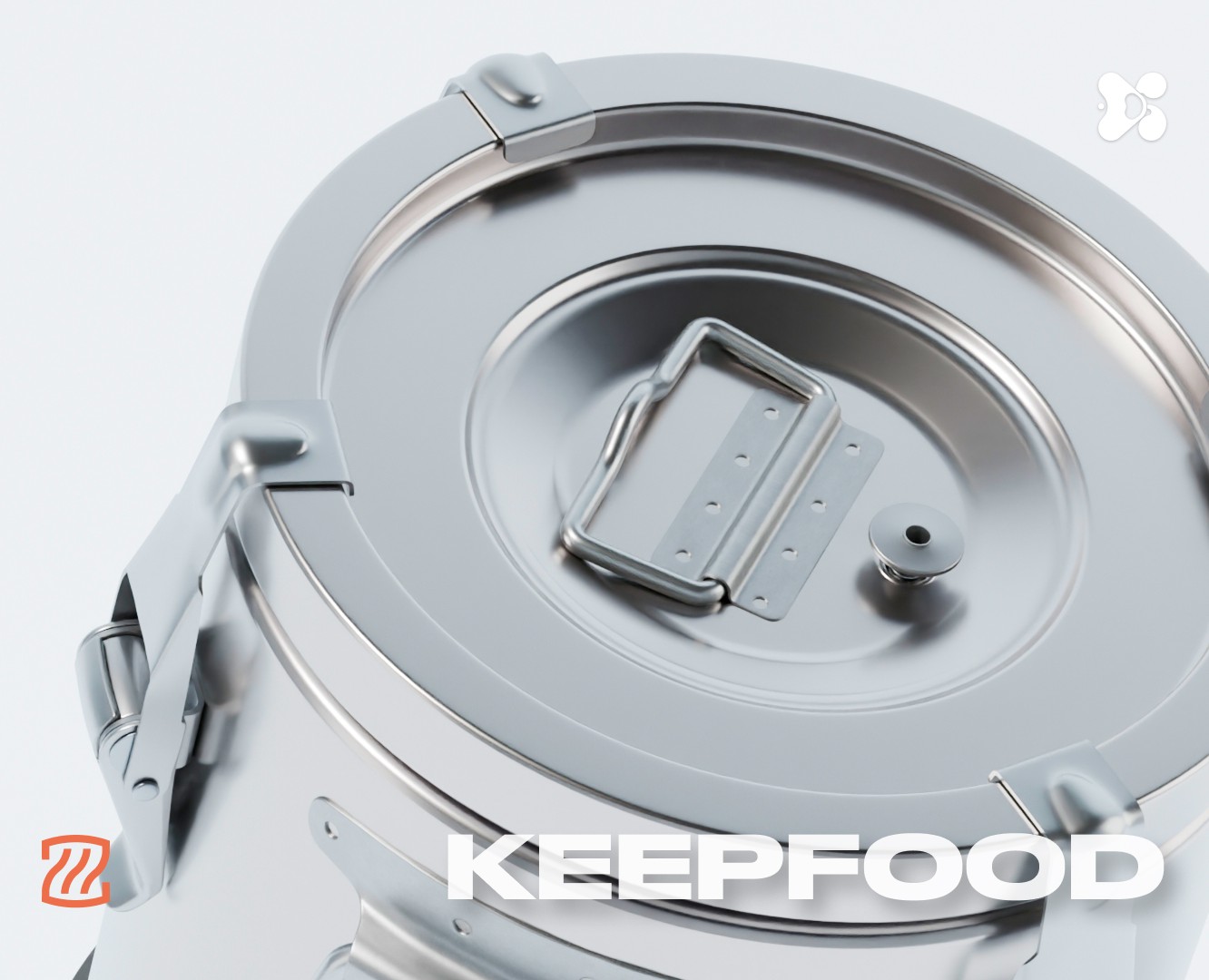 3Д визуализация термосов и посуды для хранения еды — 3D, Анимация на Dprofile