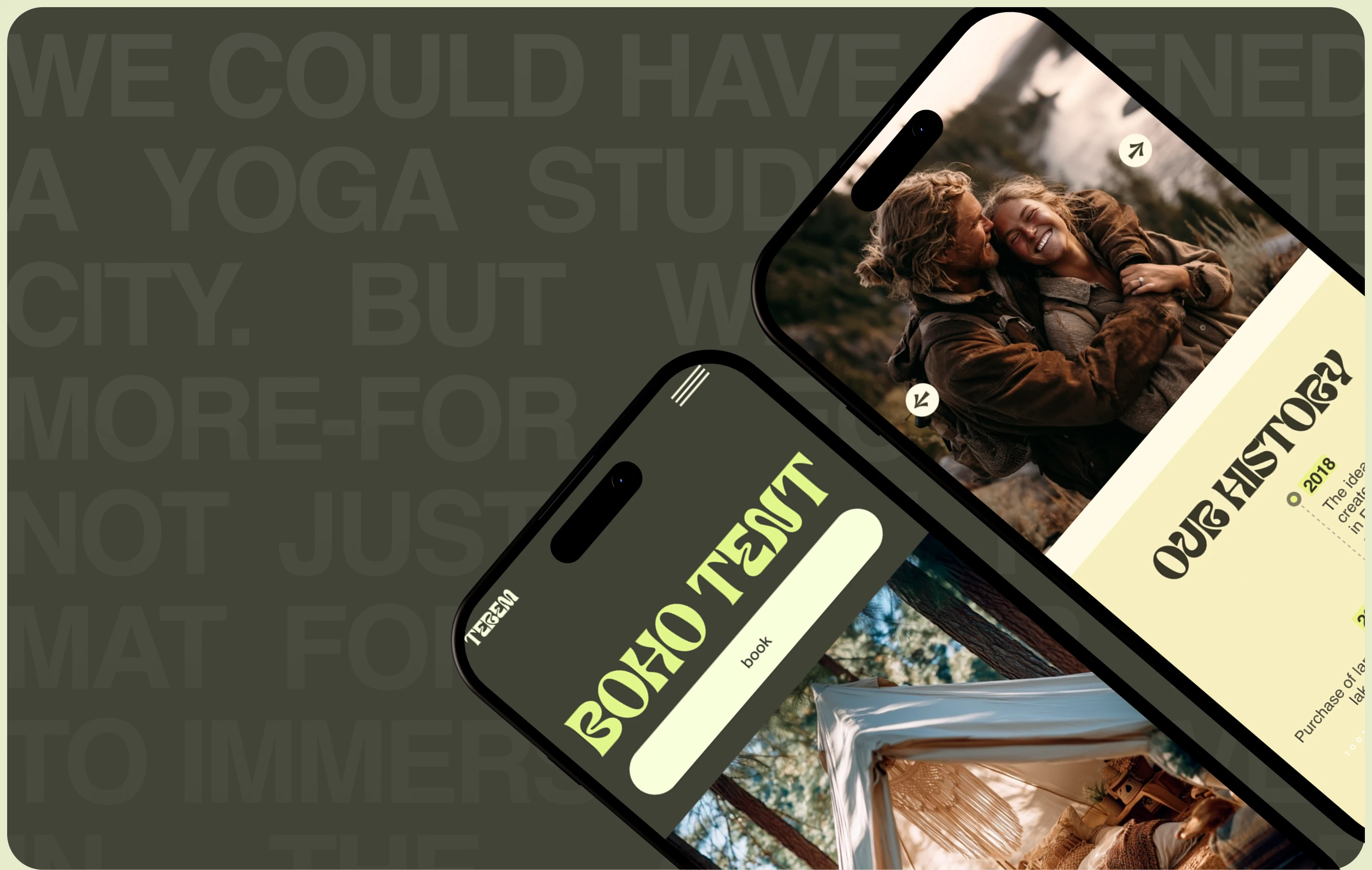 TEREM glamping website — Изображение №4 — Интерфейсы на Dprofile