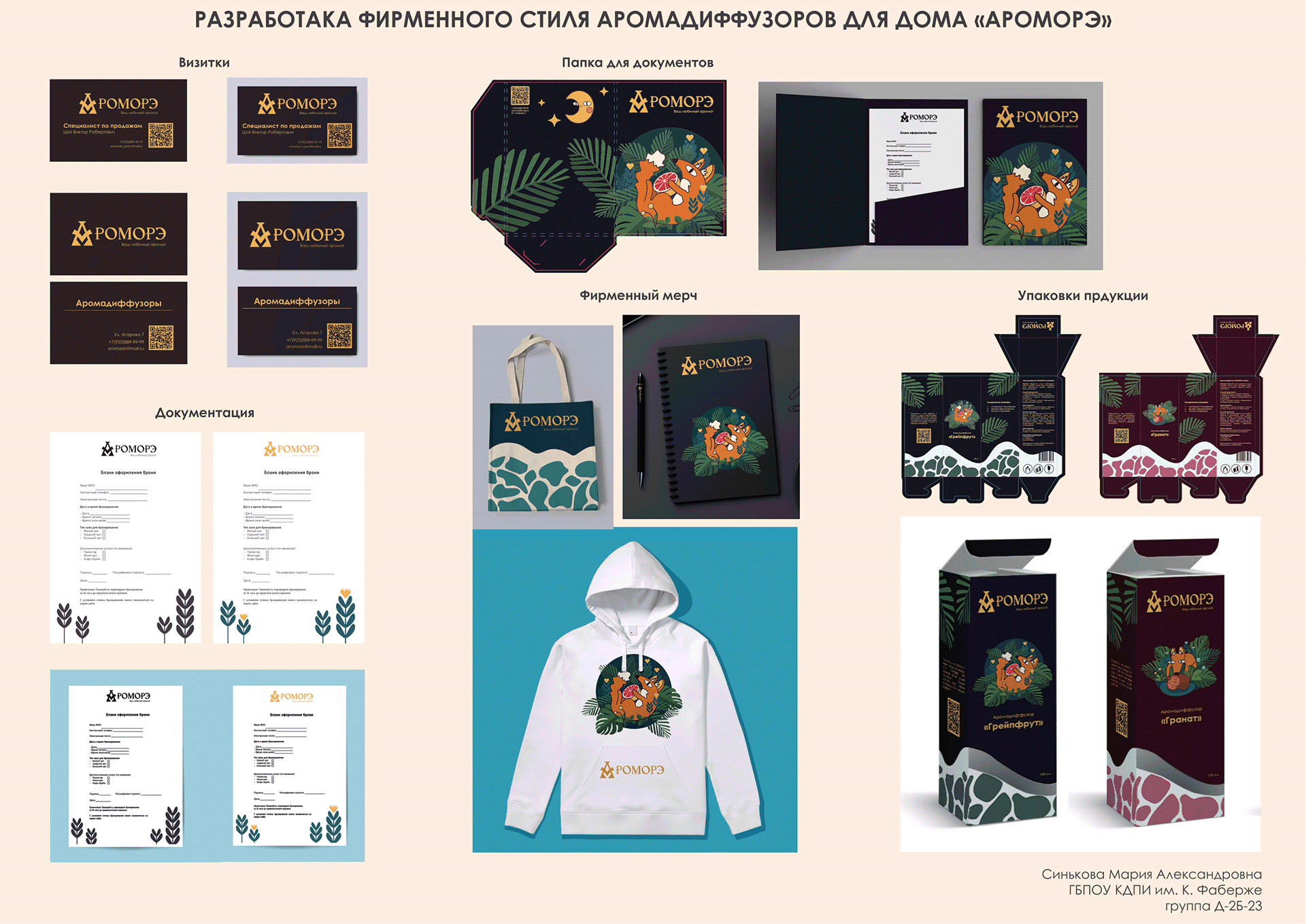 Фирменный стиль для "Ароморэ" — Изображение №2 — Брендинг на Dprofile