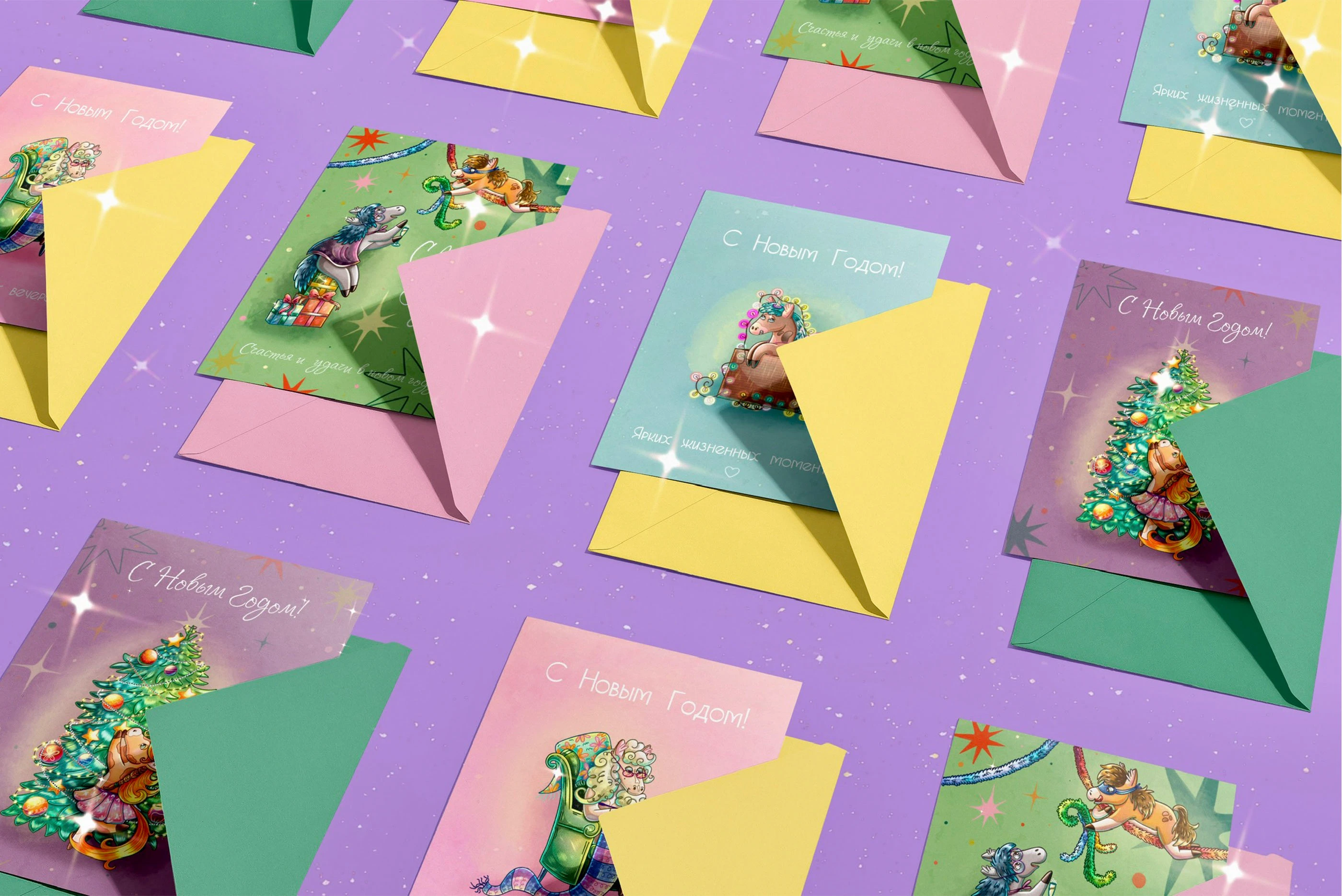 Новогодние открытки — Изображение №6 — Иллюстрация на Dprofile