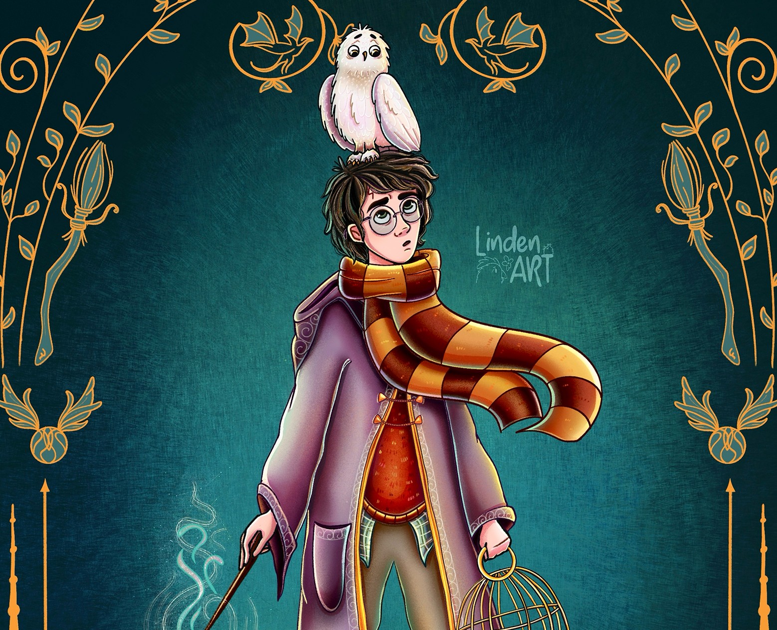 Карточки с персонажами по Гарри Поттеру (фан-арт) — Иллюстрация на Dprofile