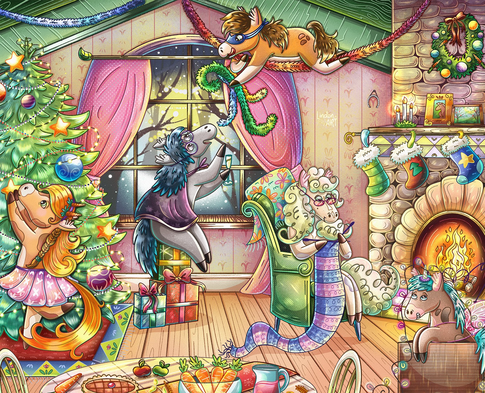 Новогодние открытки на Dprofile