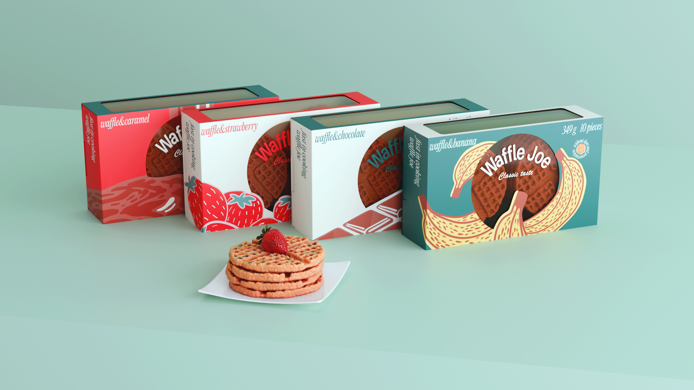 Бренд вафель Waffle Joe — Изображение №4 — Брендинг на Dprofile