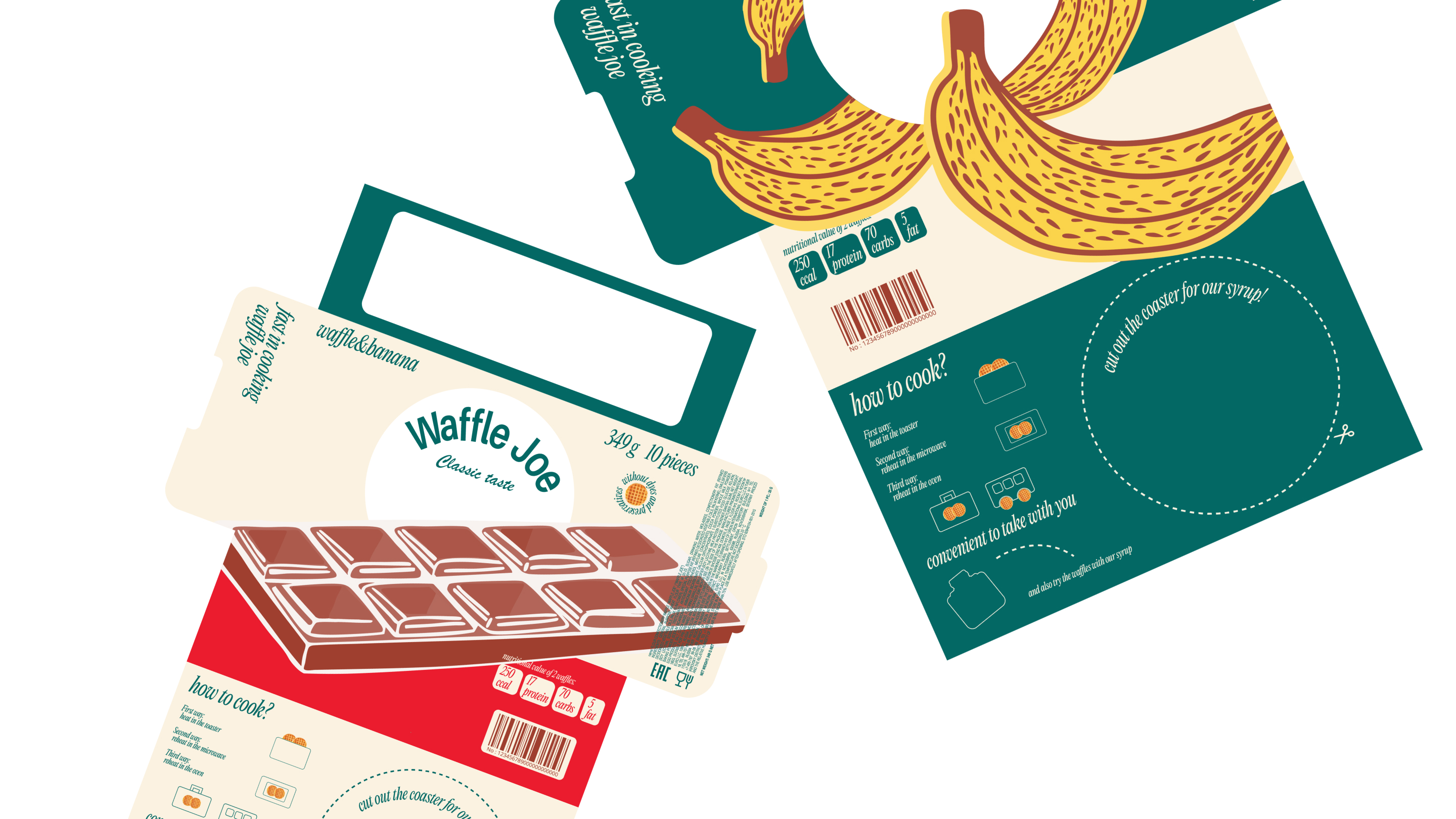 Бренд вафель Waffle Joe — Изображение №2 — Брендинг на Dprofile