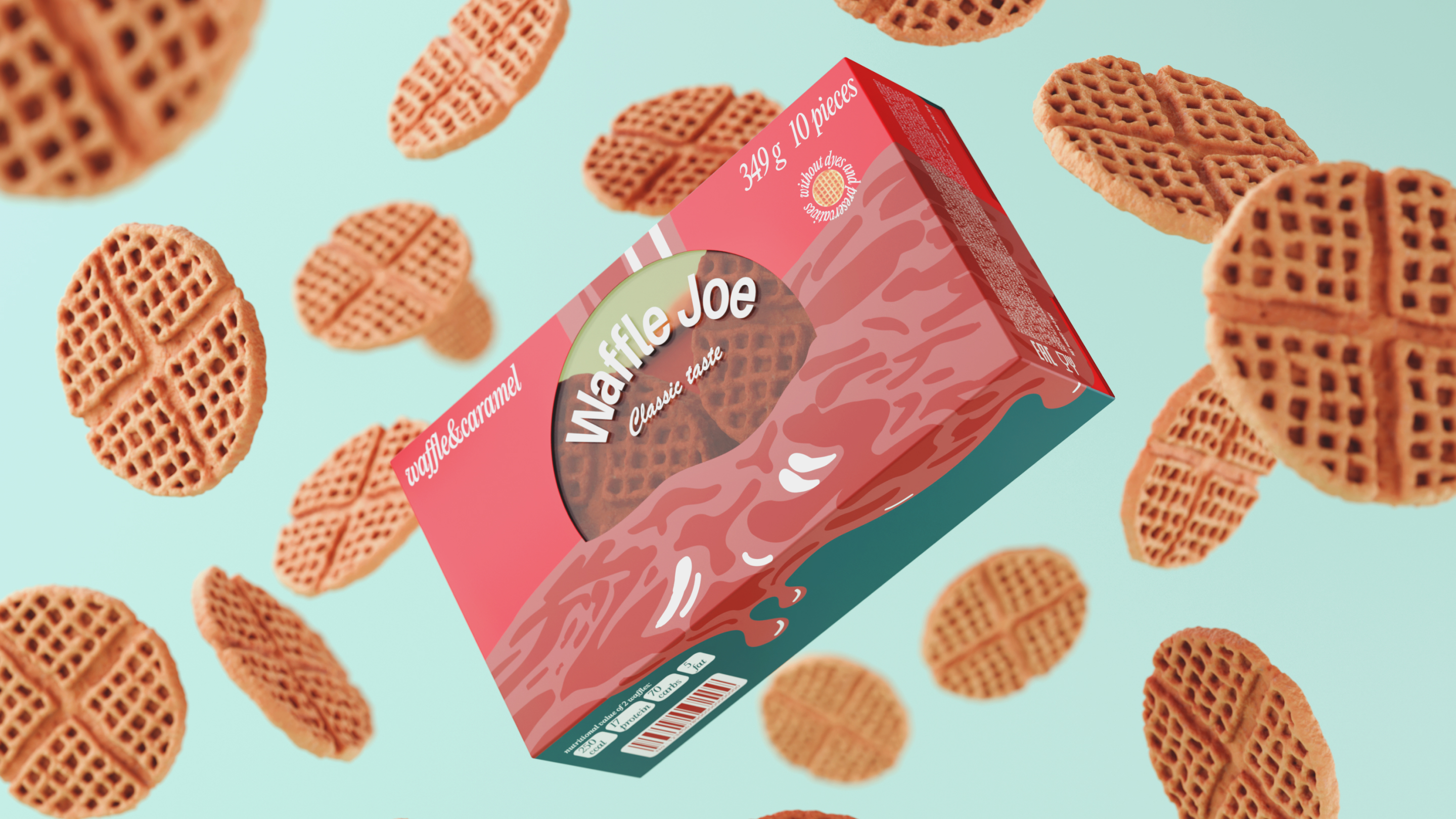 Бренд вафель Waffle Joe — Изображение №11 — Брендинг на Dprofile