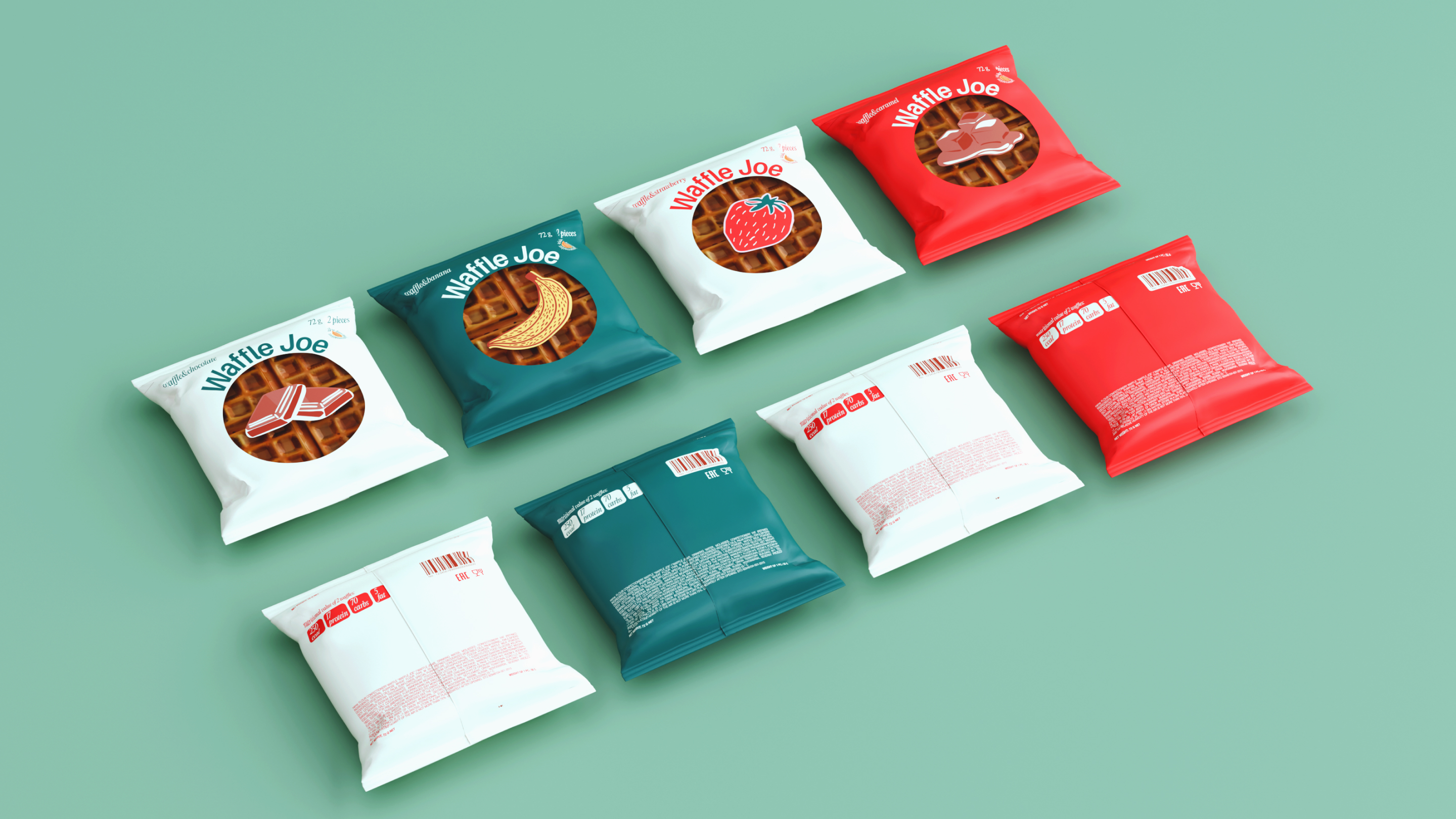 Бренд вафель Waffle Joe — Изображение №10 — Брендинг на Dprofile