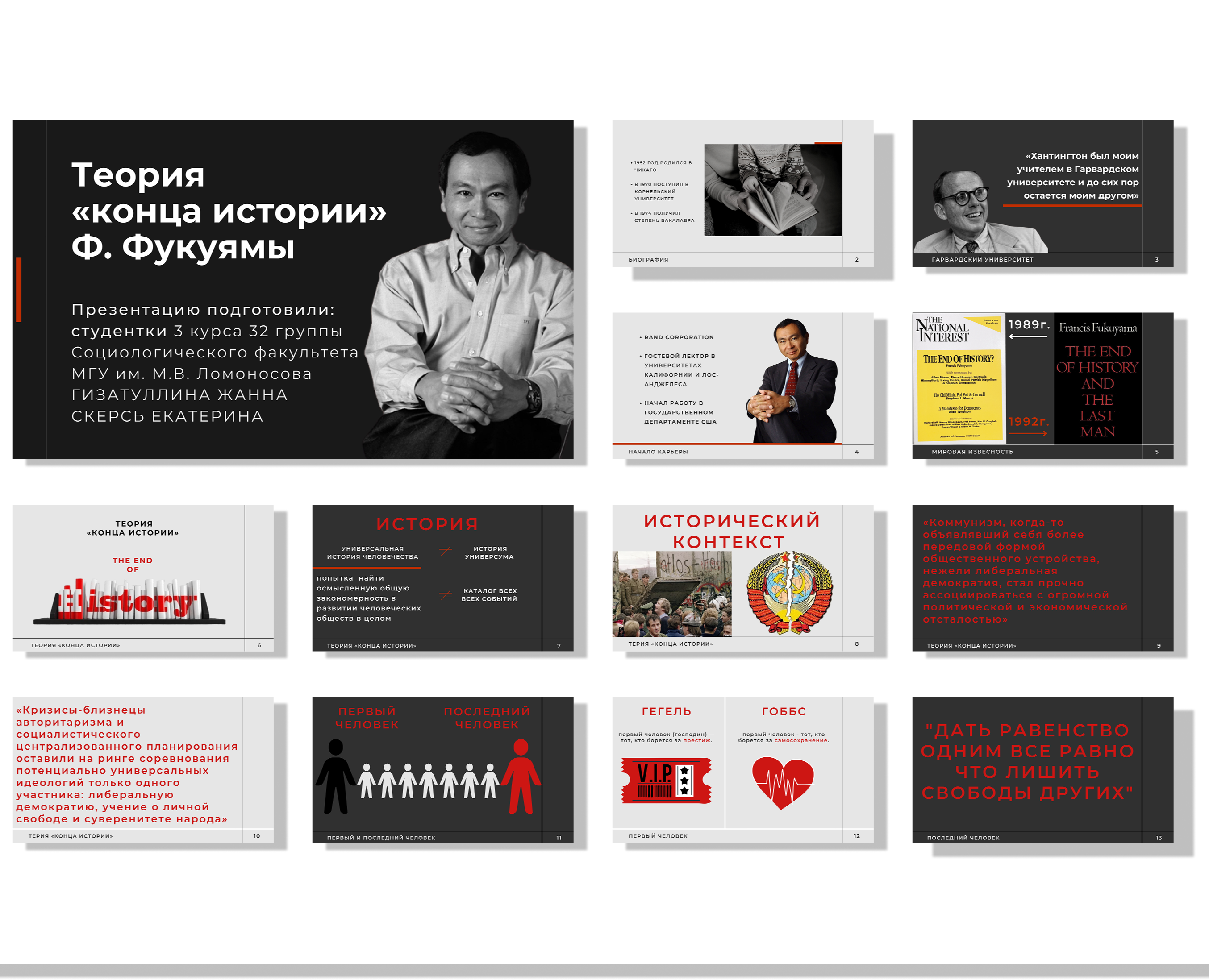 Теория "конца истории" Ф. Фукуямы на Dprofile